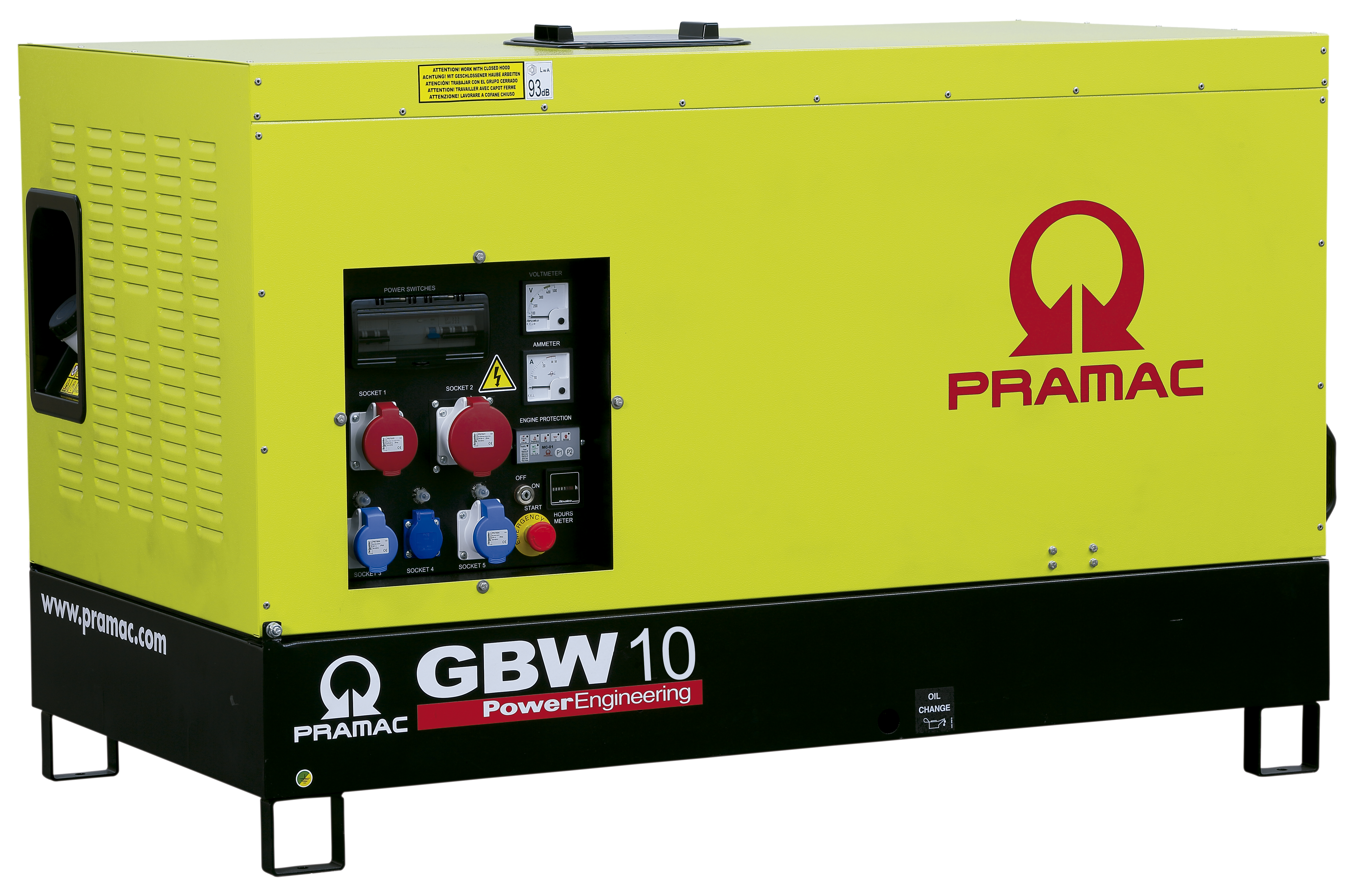 Generador pramac gbw10p manual