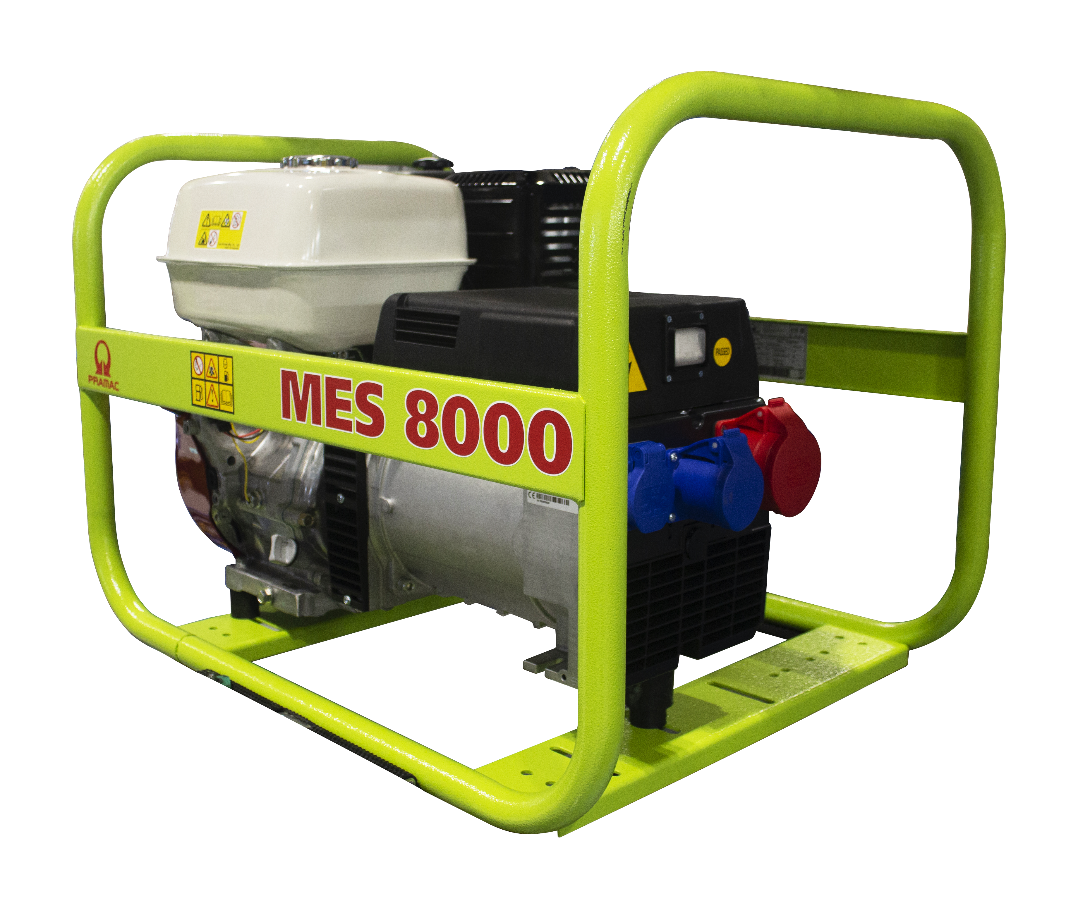 Generador pramac mes8000 monofásico gasolina de 5500 w, motor honda