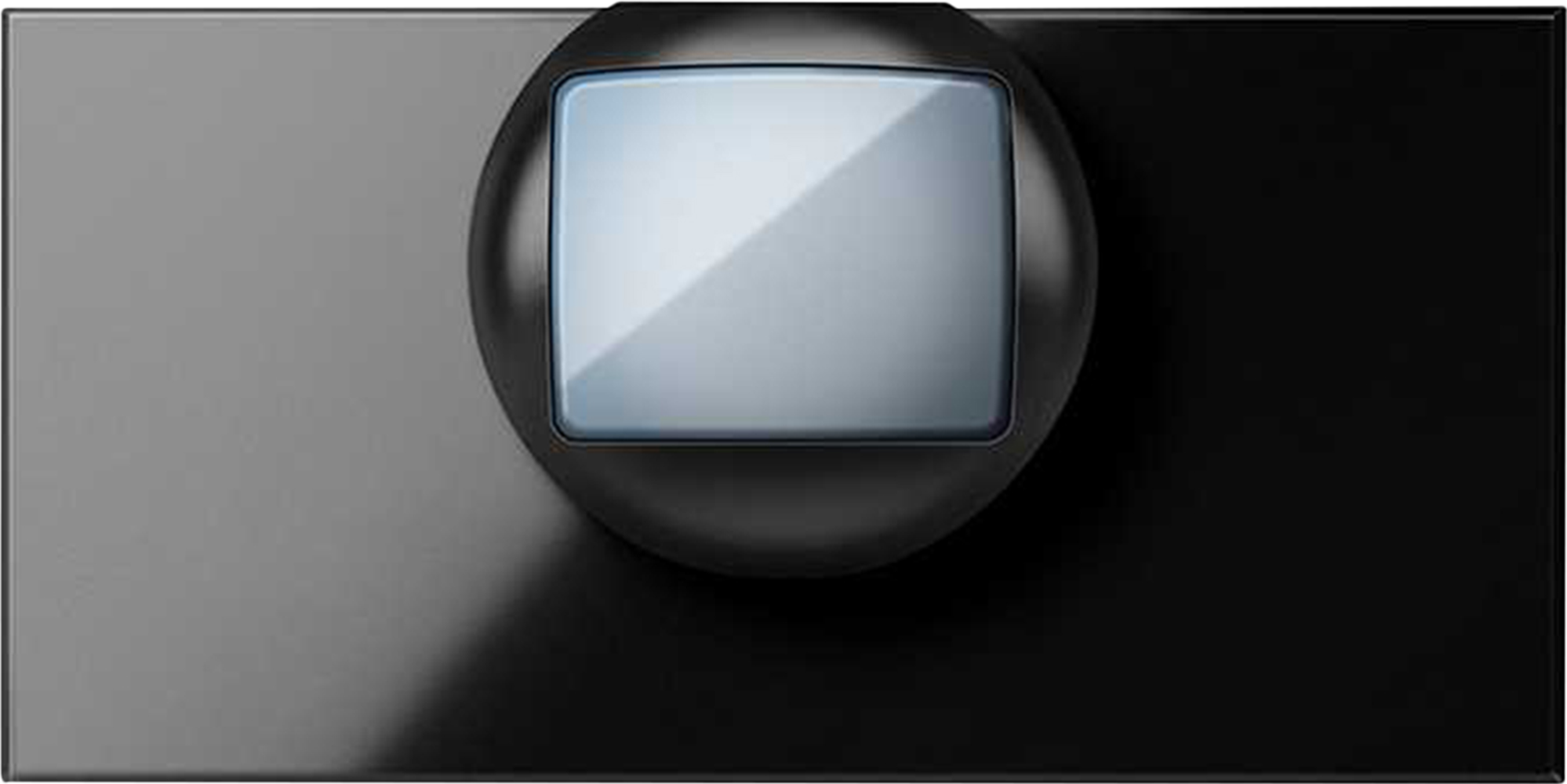 Tapa de detector simon 100 negro