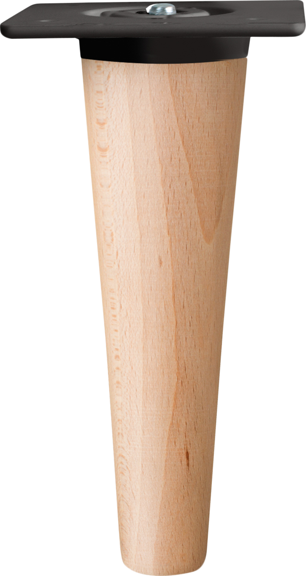 Pata fija de madera para mueble 21.6 cm