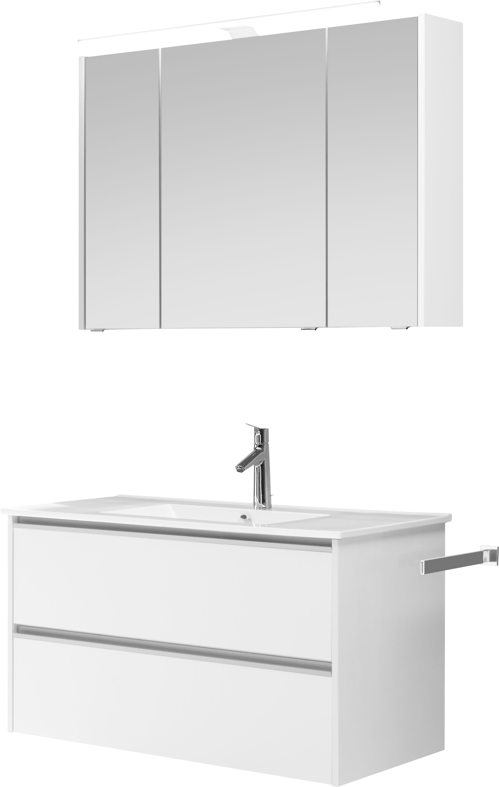 Mueble de baño laneo blanco 100x48 cm