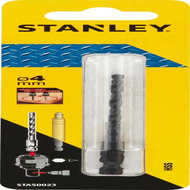 Broca para metal HSS GFS Stanley 4mm - Promart