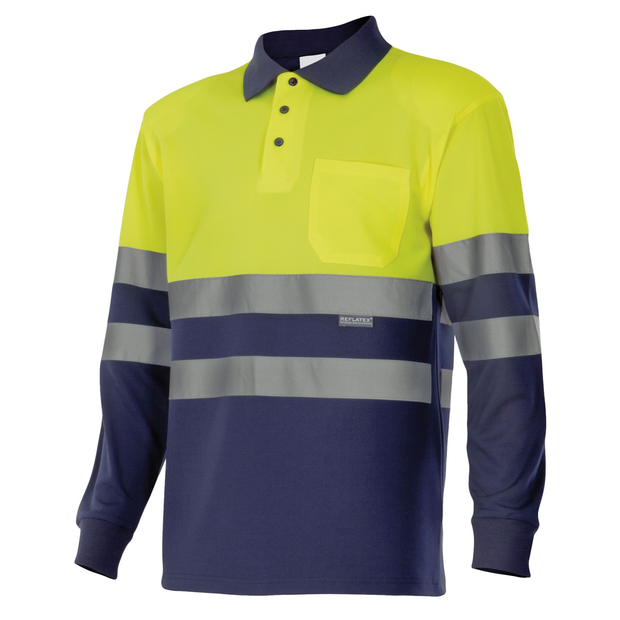 Polo manga top larga amarillo