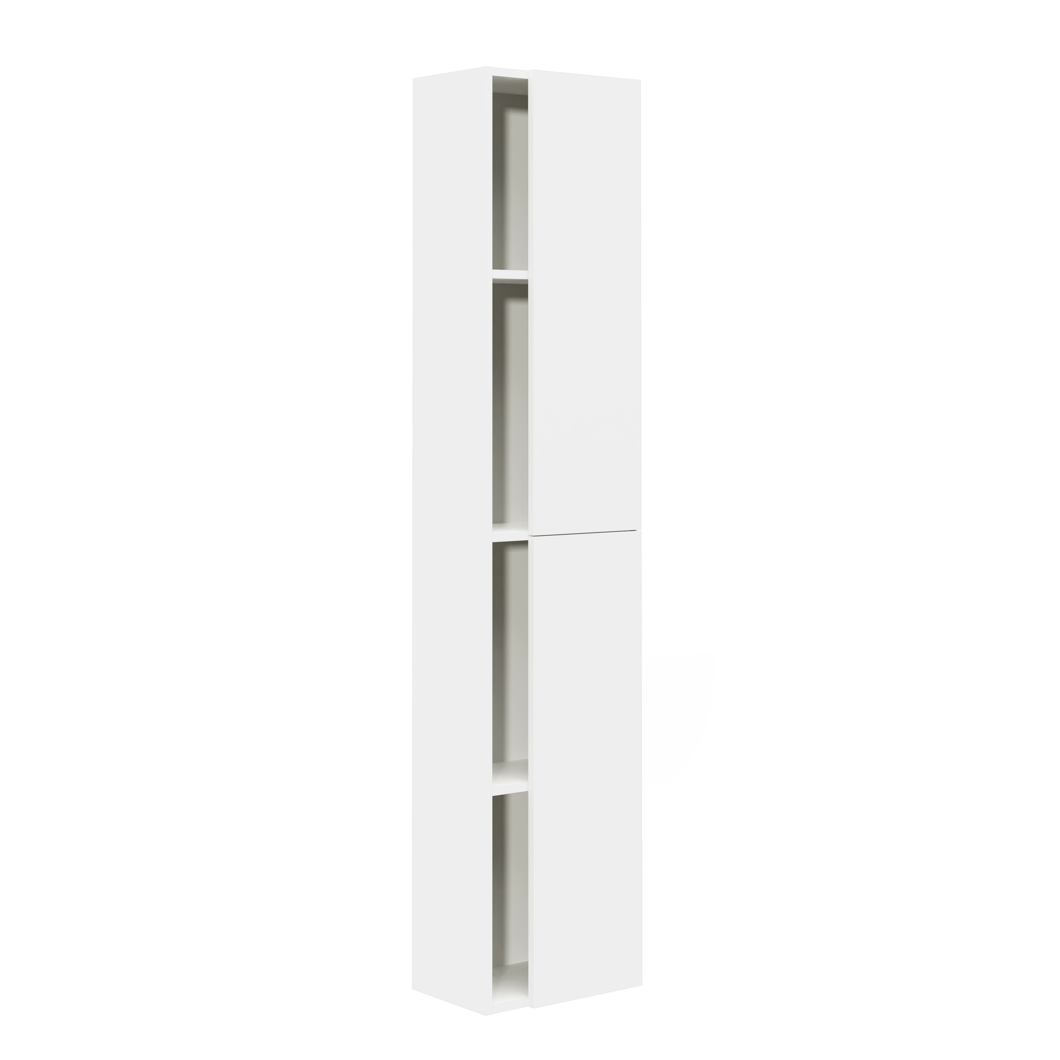 Columna de baño open blanco 37x181x25 cm