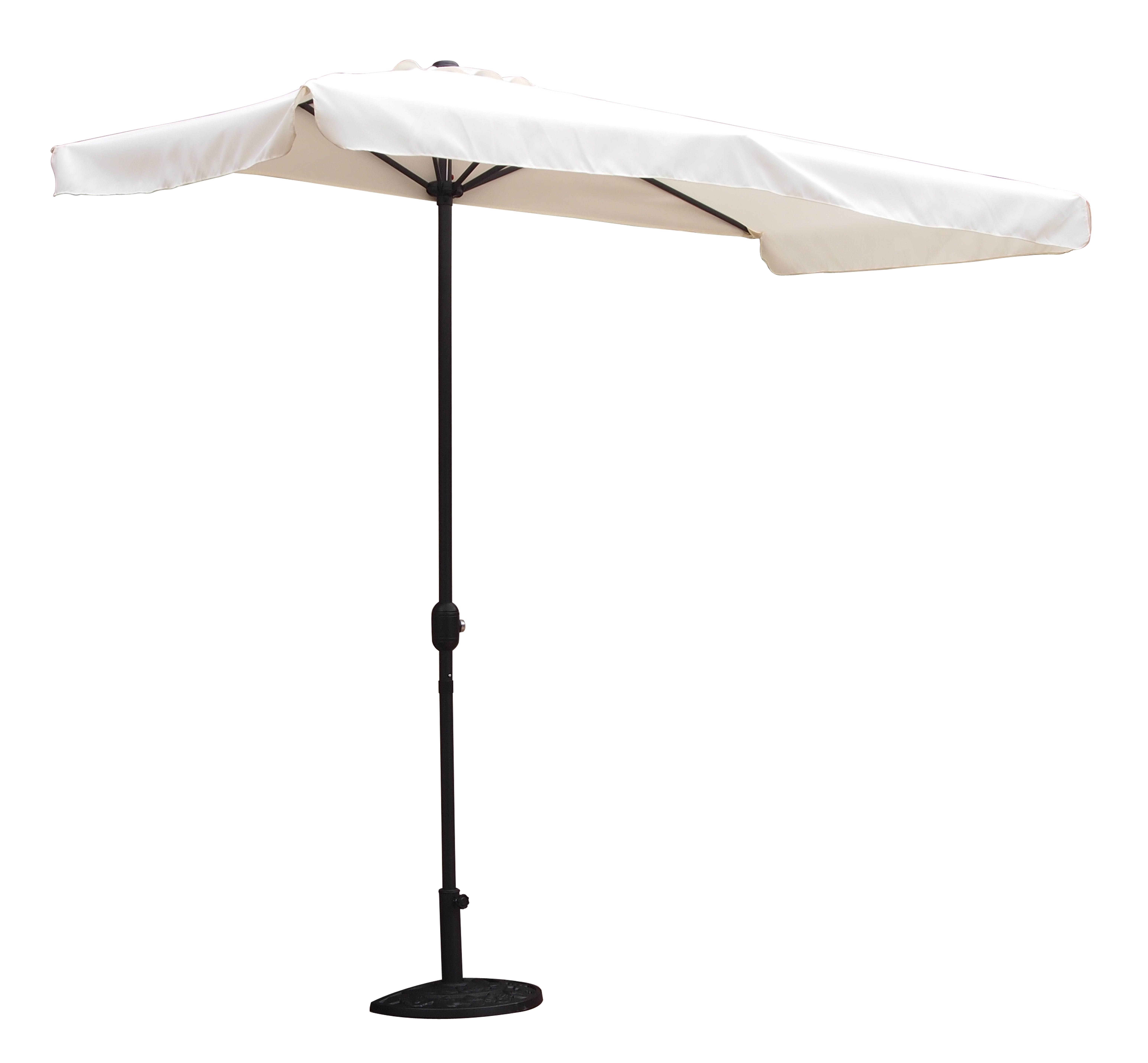 Parasol rectangular de acero aruba beige 230x235 cm