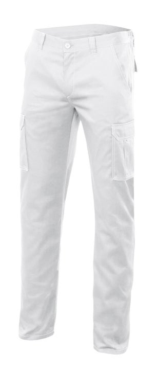 Pantalon de trabajo multibolsillo stretch blanco T46 | Leroy
