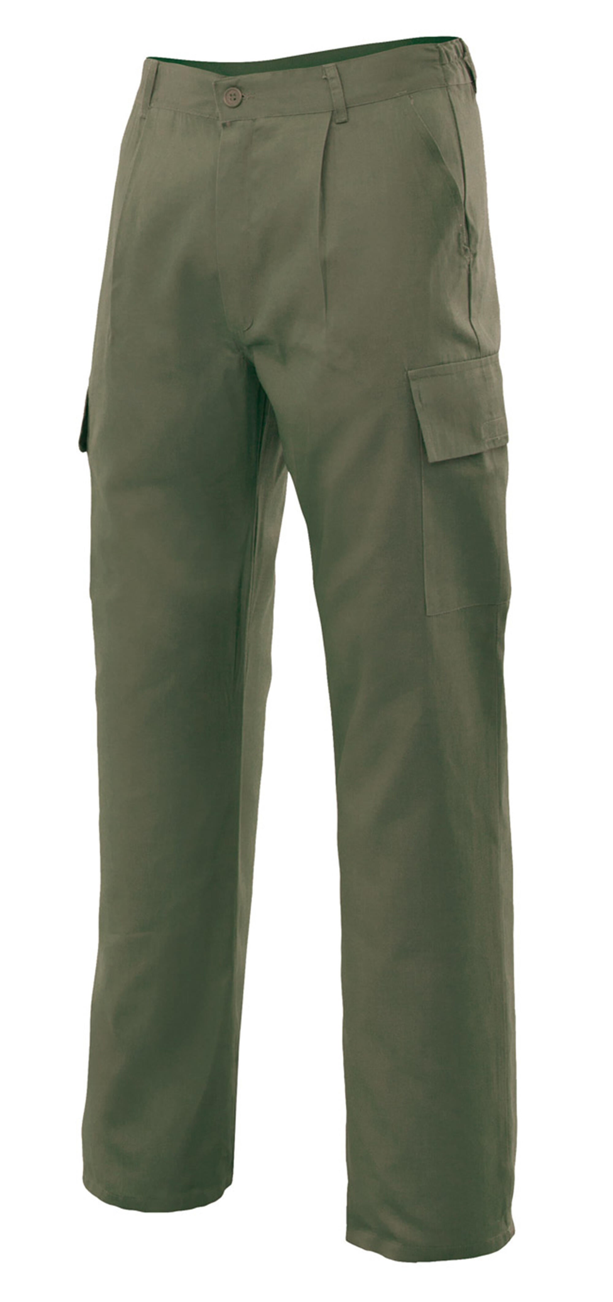 Pantalon de trabajo vertice multibolsillo verde caza t48