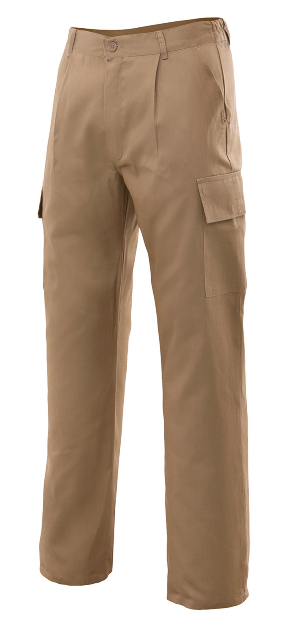 Pantalon de trabajo vertice multibolsillo beige t46