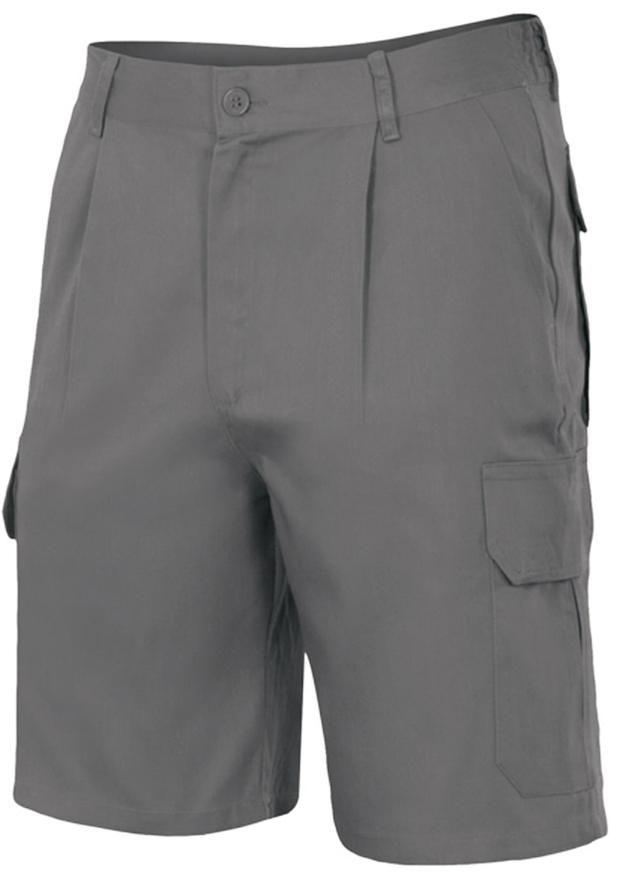 Bermuda multibolsillo gris t38