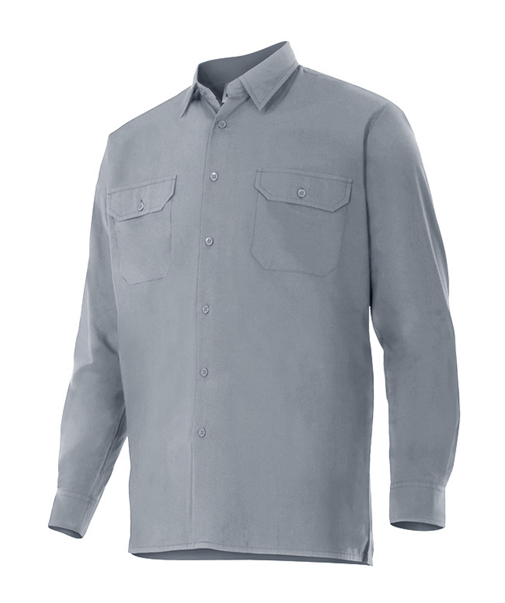 Camisa manga larga velilla 520 gris tl