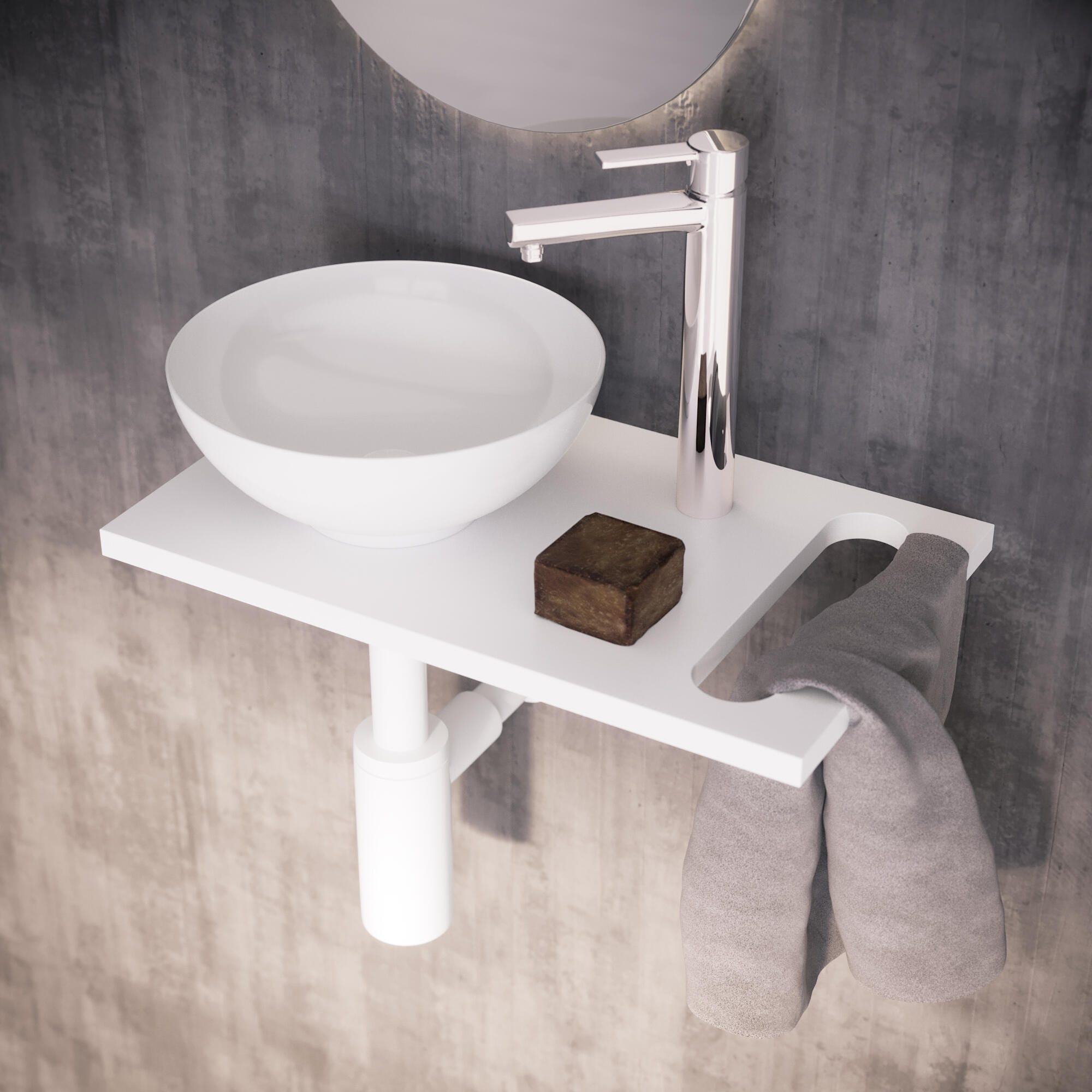 Muebles de lavabo - Leroy Merlin  Lavabo de pedestal, Muebles de lavabo, Muebles  bajo lavabo