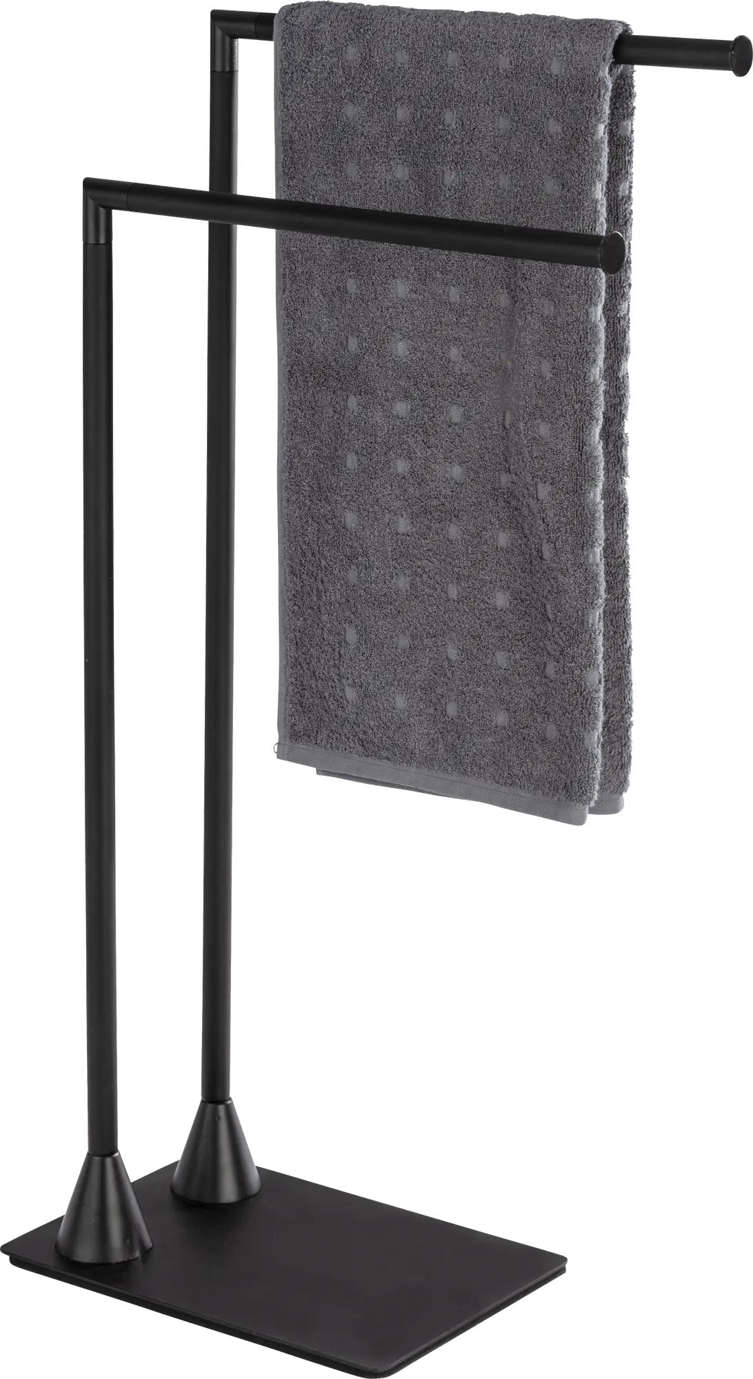 Toallero de pie hella negro 43.5x78.5 cm