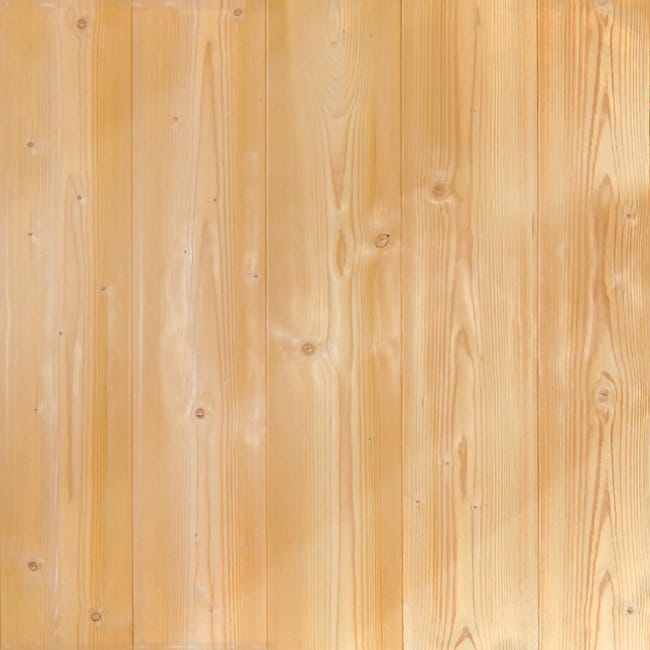 Revestimiento de pared de pino natural con acabado de nudos de 9,5x0,9x190  cm