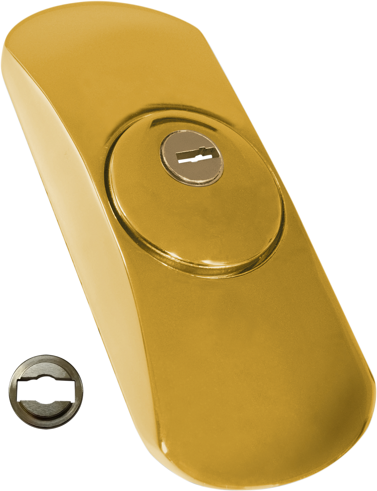 Escudo de seguridad para cilindro SQDO Dorado pintado