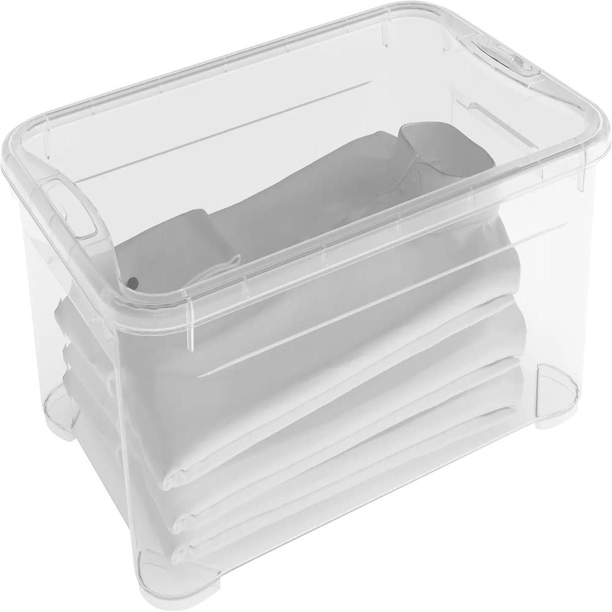 Caja de plástico de 35 kg con Tapas Dobles