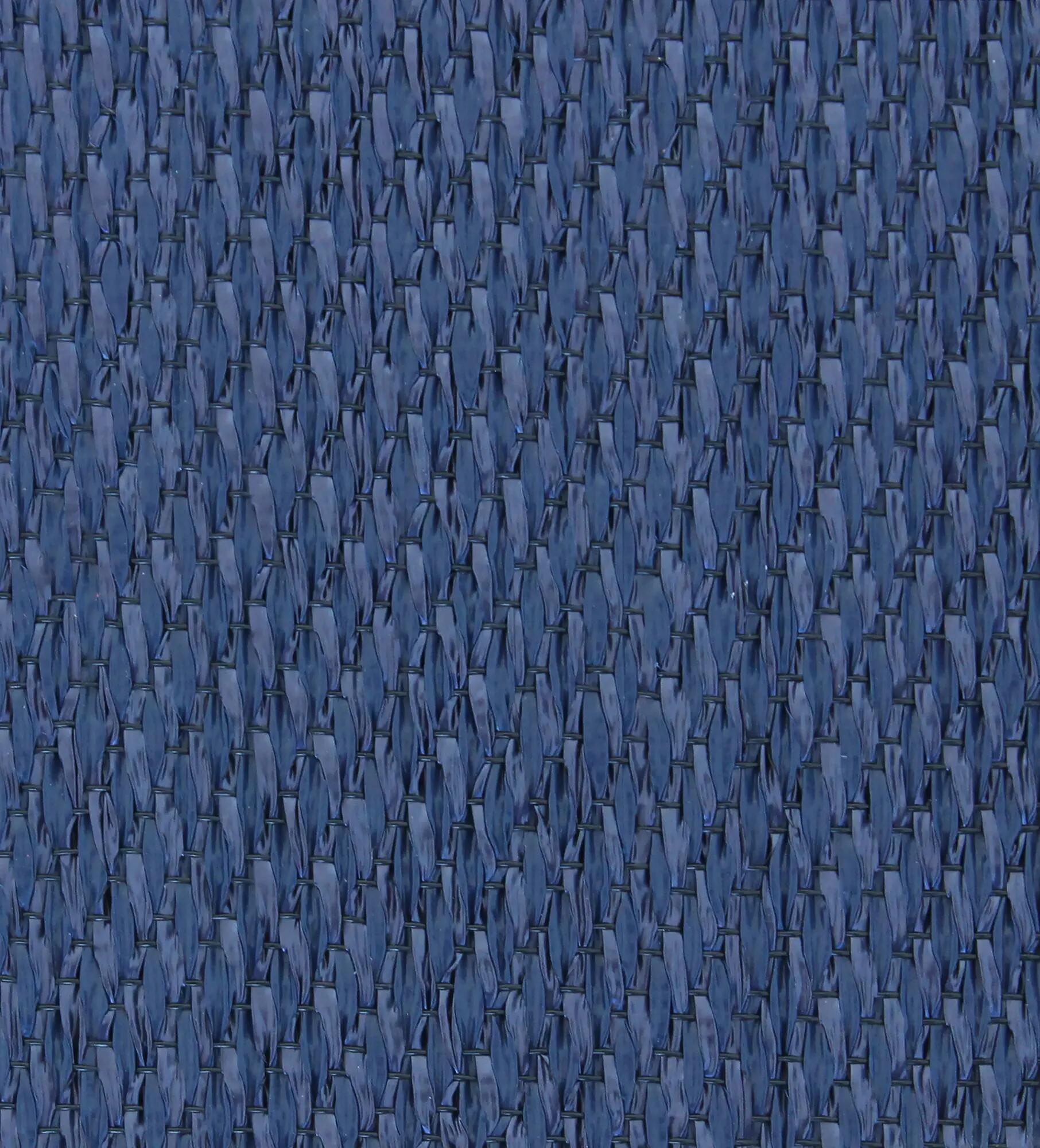 Alfombra pie de cama exterior/interior pvc teplon fresh azul cobalto 80x150cm