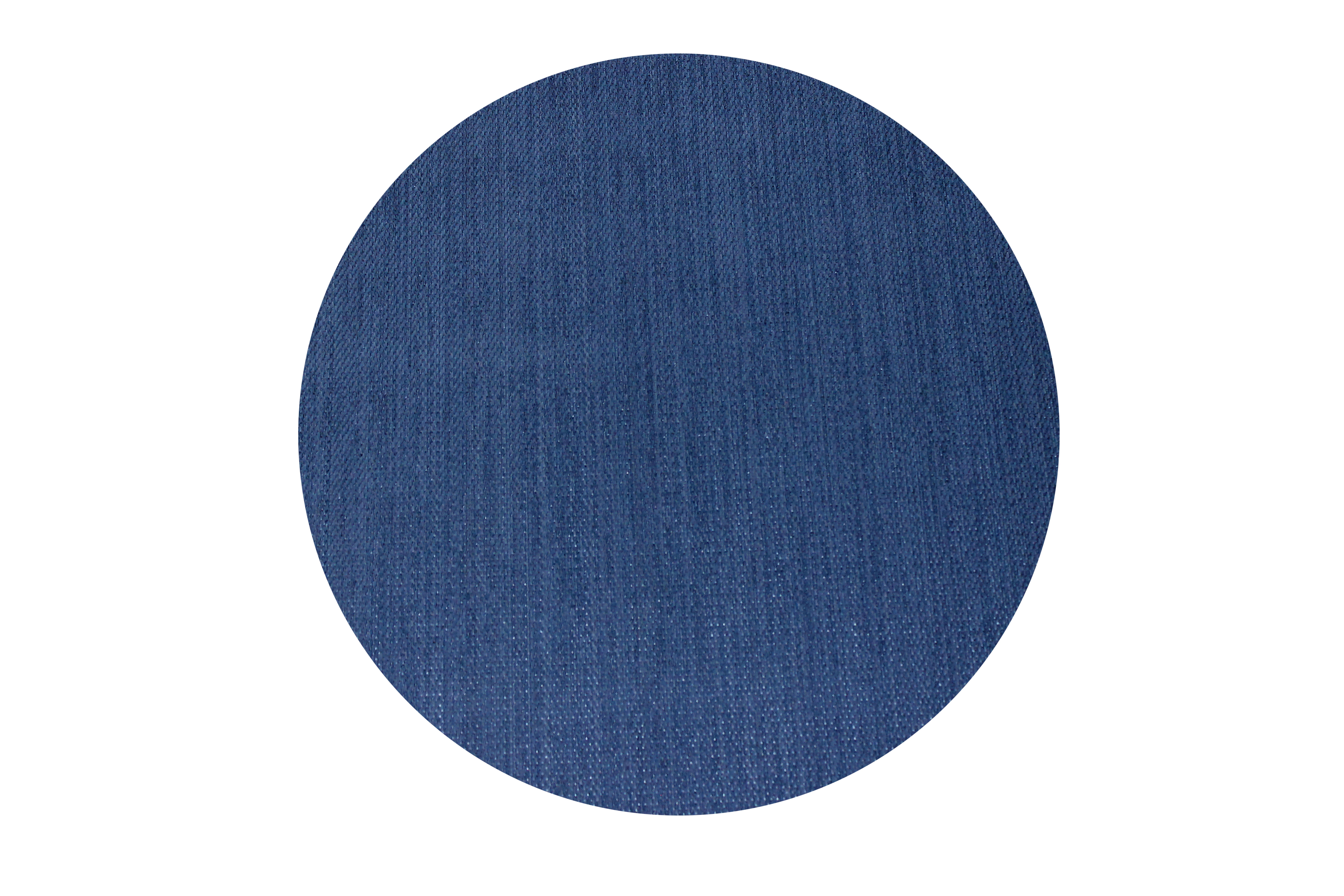 Alfombra exterior/interior pvc teplon fresh azul cobalto redonda 100x100cm