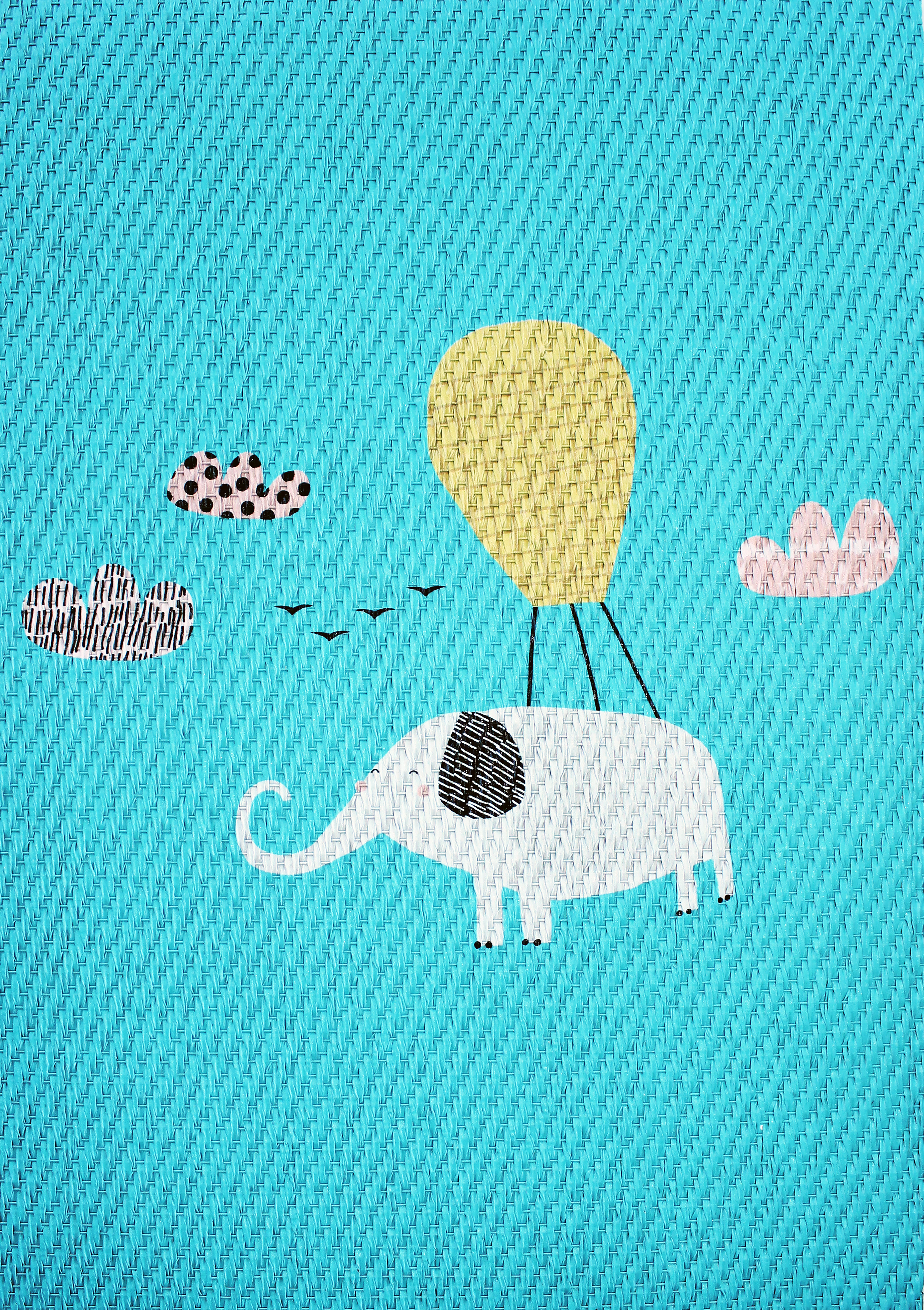 Alfombra exterior/interior pvc teplon elephant azul turquesa 200x300cm de la marca TEMYPLAST