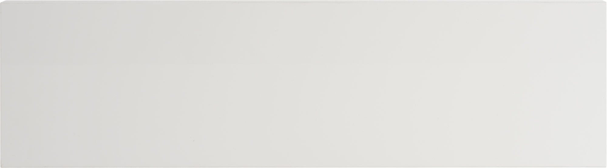 Regleta hor/lw de cocina atenas/mikonos blanco brillo h 16.5 x 60 cm