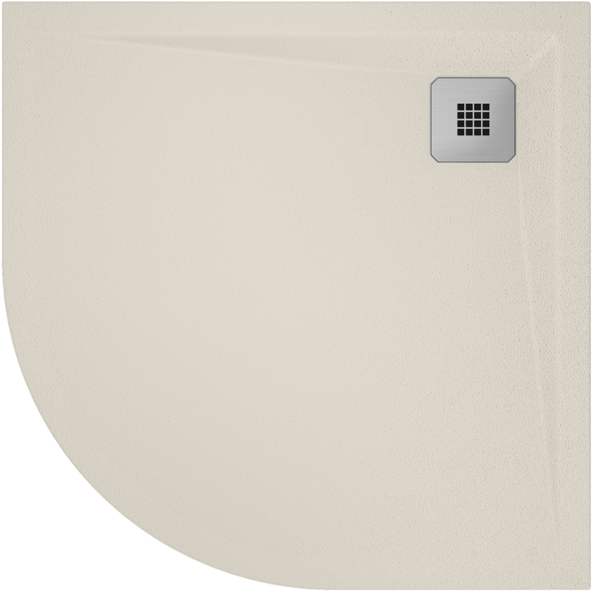 Plato de ducha curve 100x100 cm crema