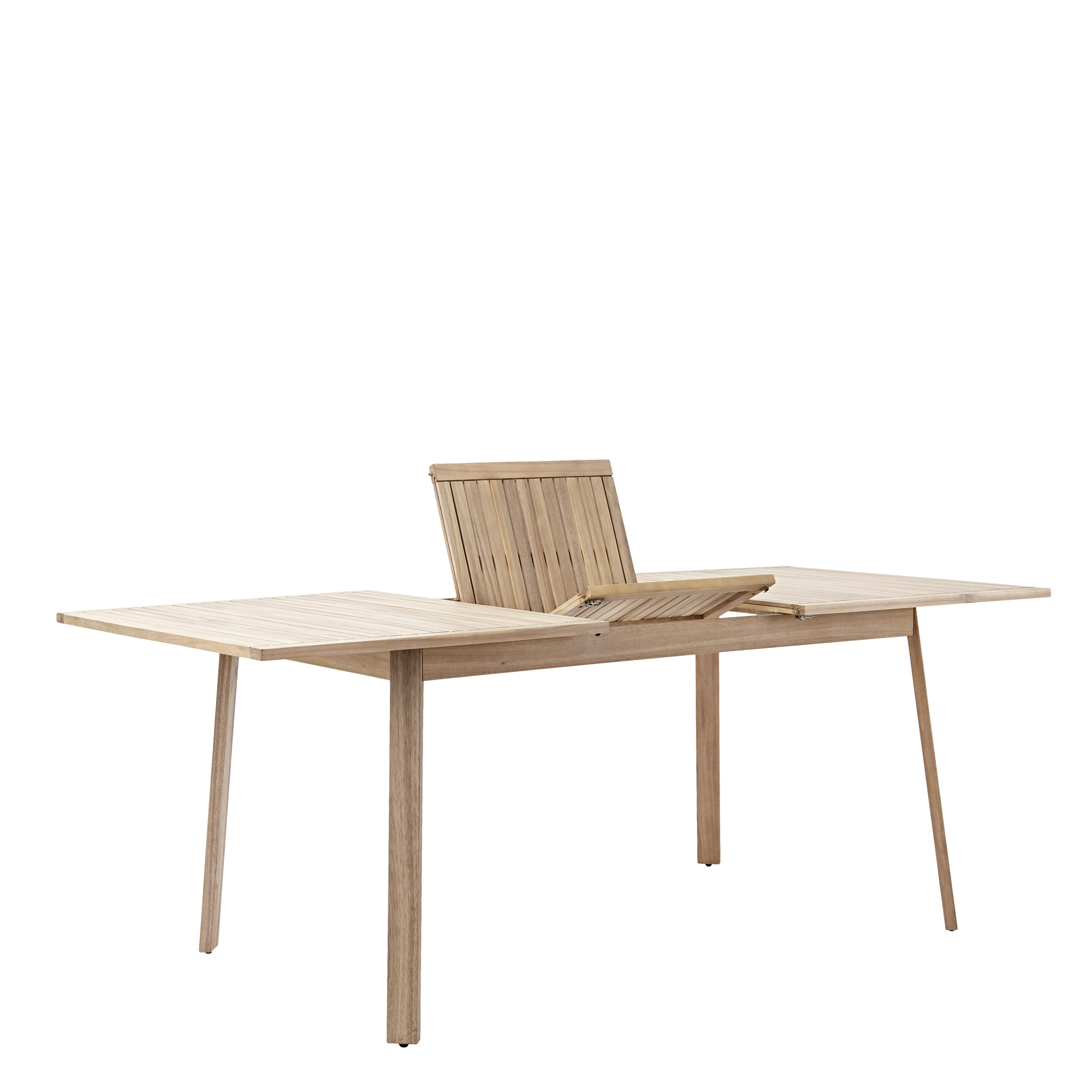 Mesa de jardín extensible de madera solis marrón de 150/200x75x90 cm de la marca NATERIAL Mesa de jardín extensible de madera solis marrón de 150/200x75x90 cm de la marca NATERIAL