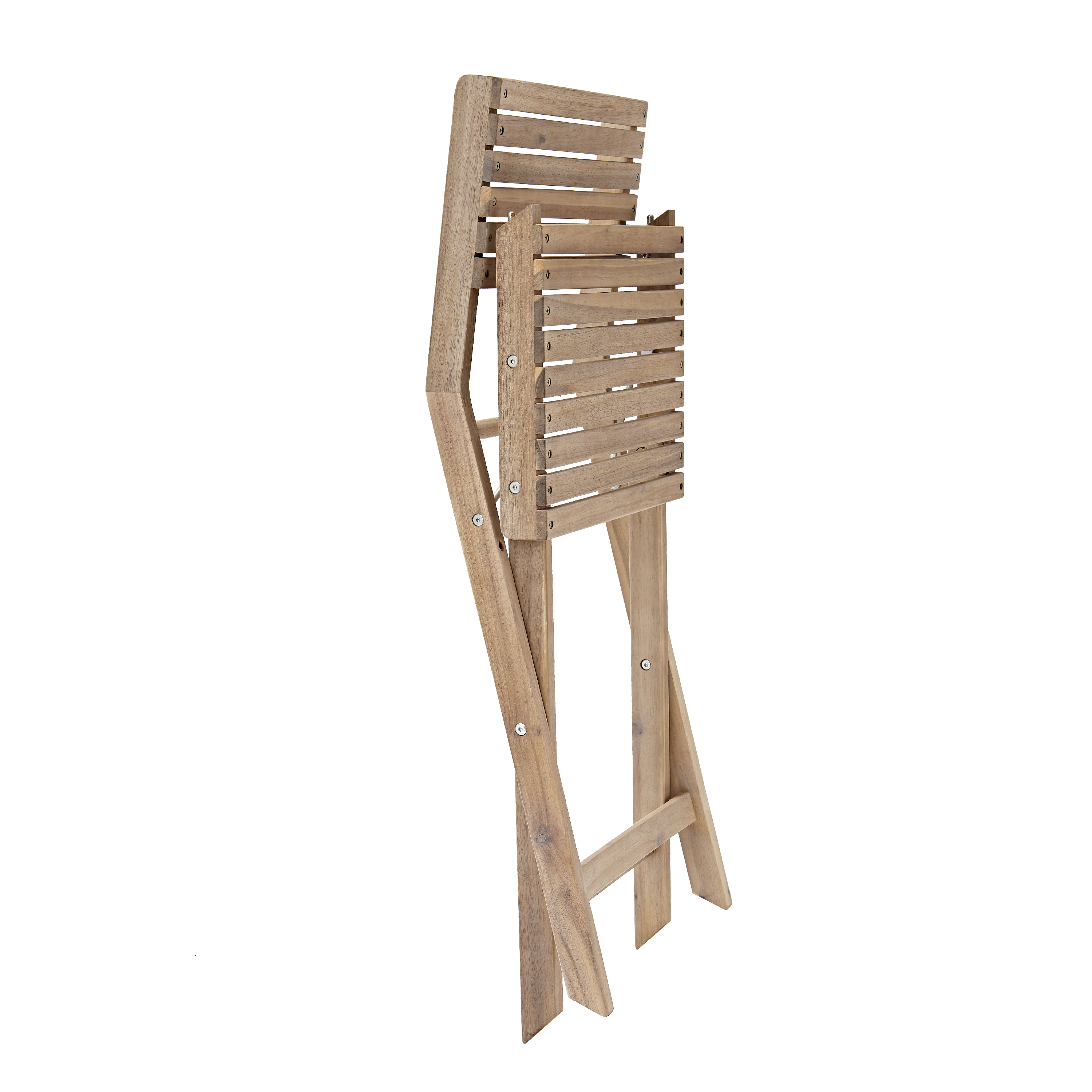 Pack 2 sillas de exterior de madera naterial solís