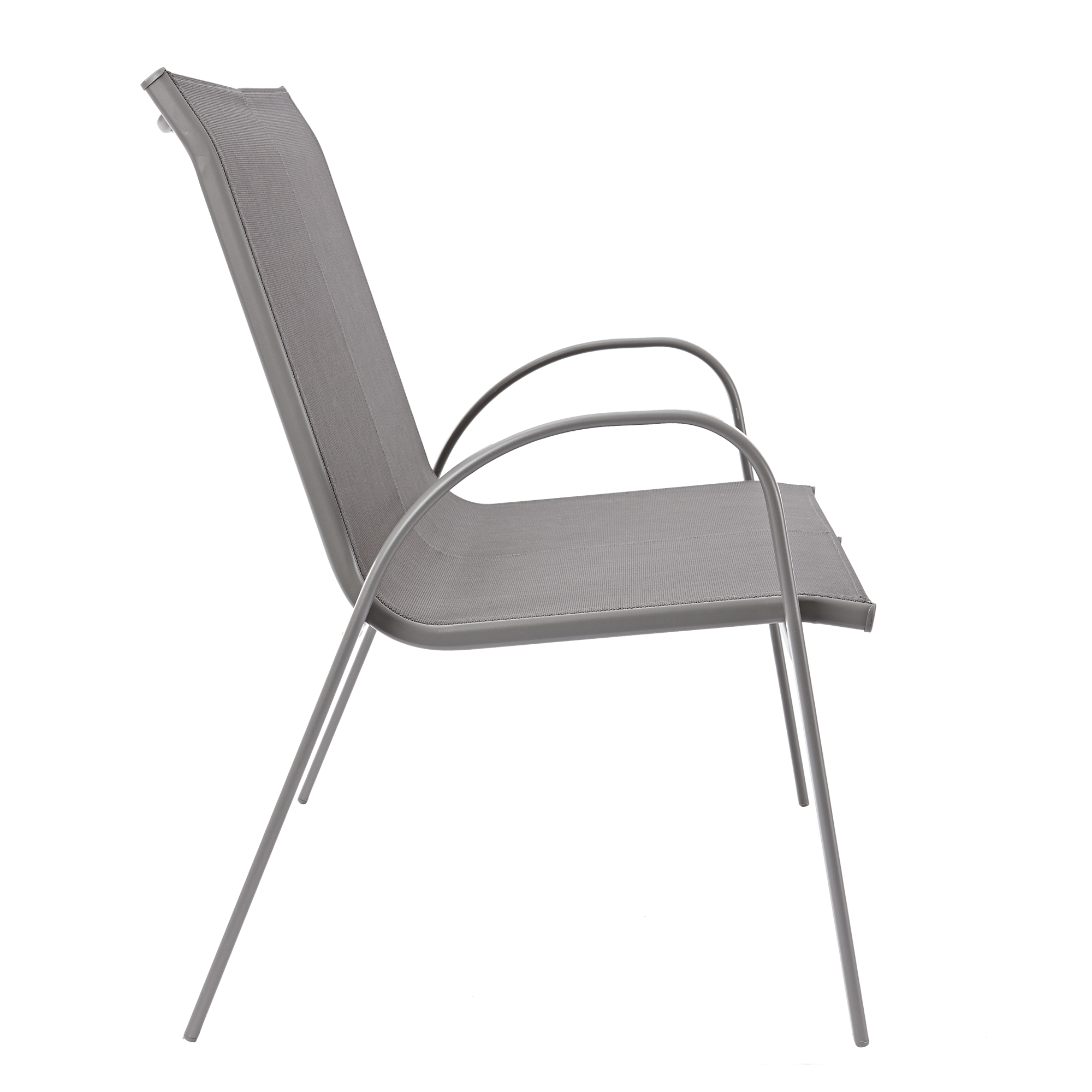 Banco de jardín de acero alma gris de la marca Sin marca