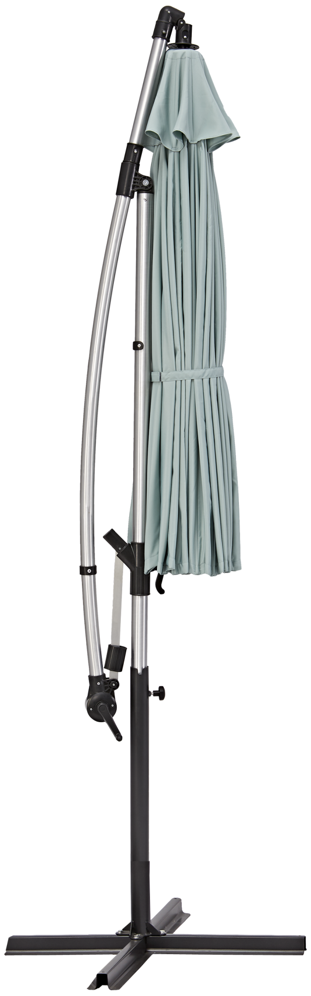 Parasol redondo de aluminio naterial sinae azul ø 284 cm de la marca NATERIAL