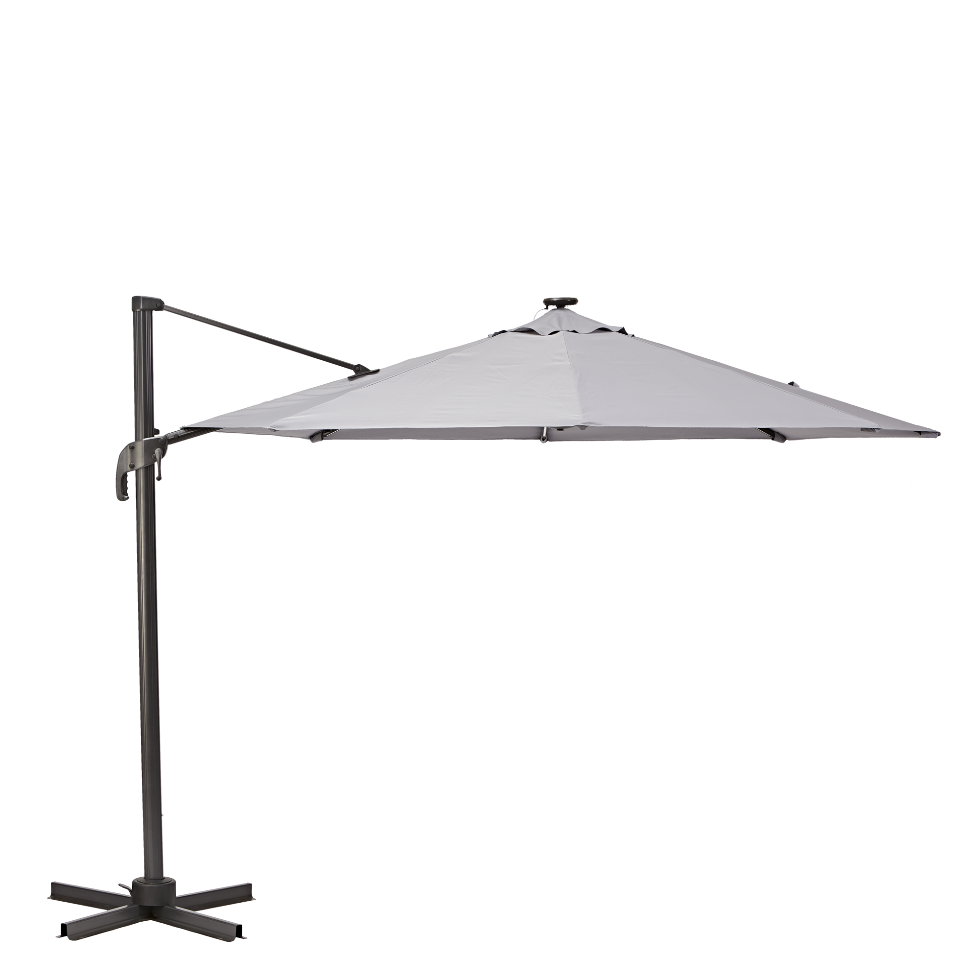 Parasol octogonal de aluminio naterial avea gris 287x287 cm de la marca NATERIAL