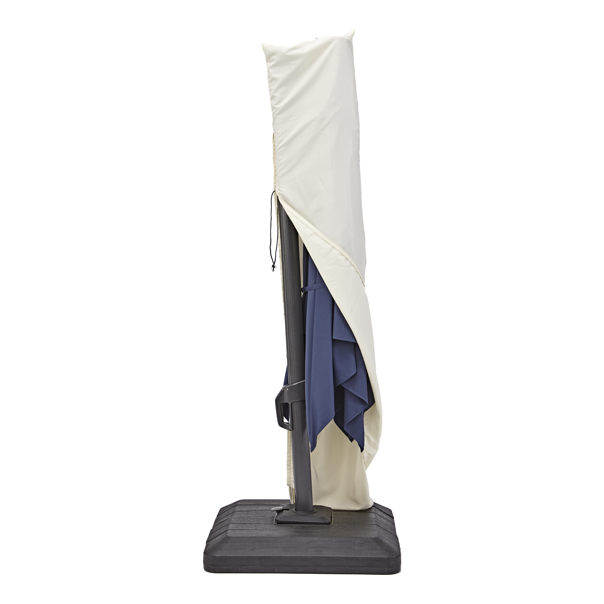 Parasol cuadrado de aluminio naterial sonora azul 288x288 cm de la marca NATERIAL