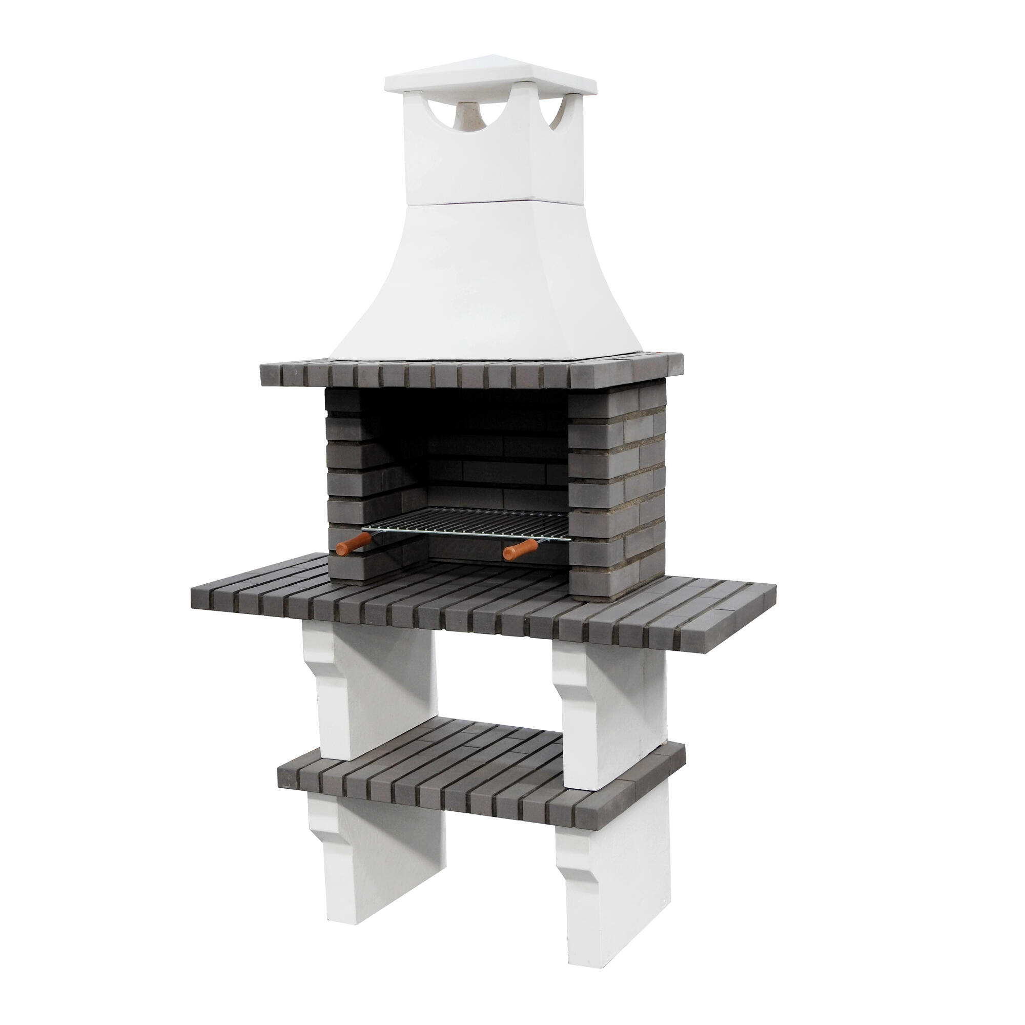 Barbacoa de obra alabama 202x125x57 cm de 195 kg de la marca MOVELAR
