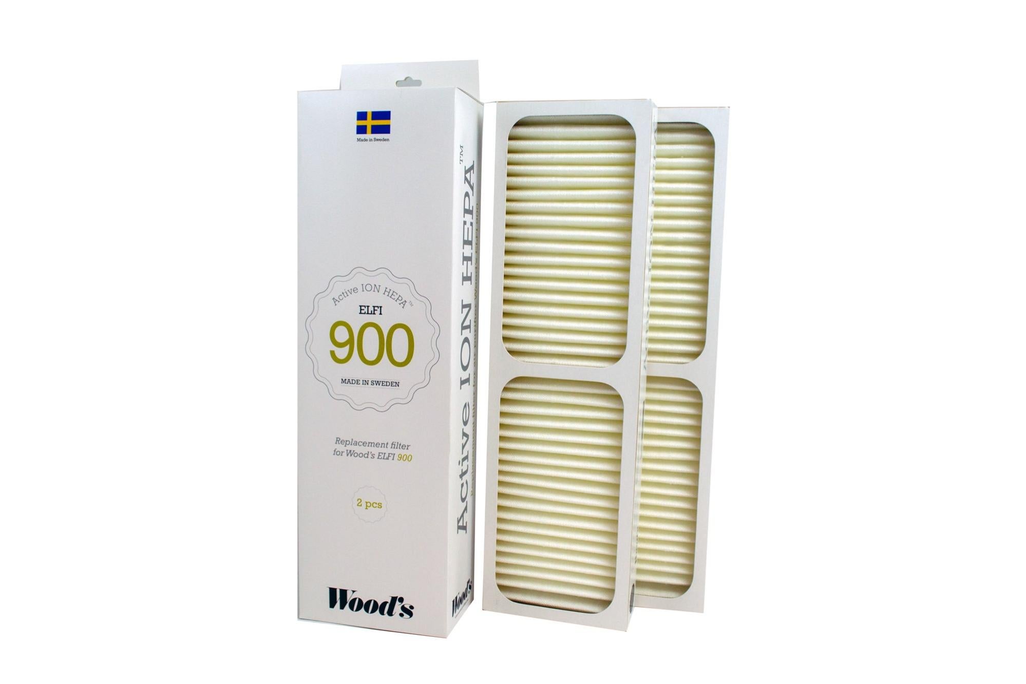 Pack 2 filtros hepa para purificador gran 900