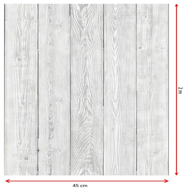 Revestimiento adhesivo mural imitac madera beige D-C-FIX Santana de0.9 x  2.1m