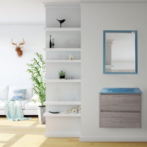 Mueble de Baño Blanco 151 cm Lavabo Incluido - Gracie