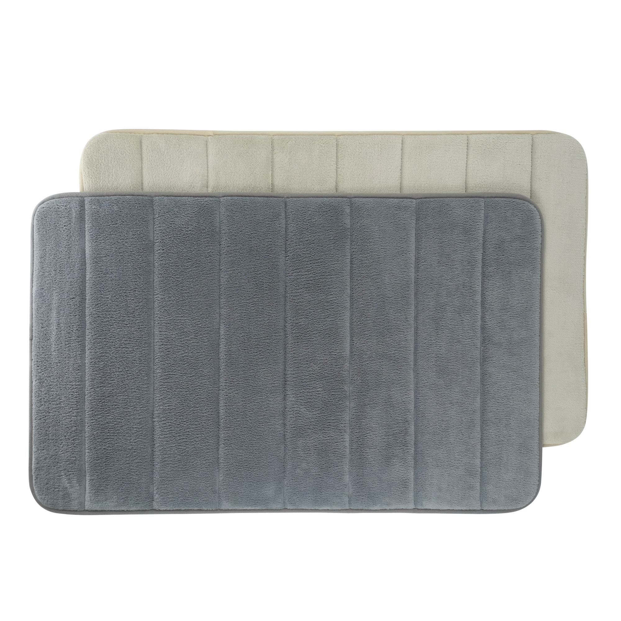 Alfombra de baño rectangular cocoon 50x80 cm gris