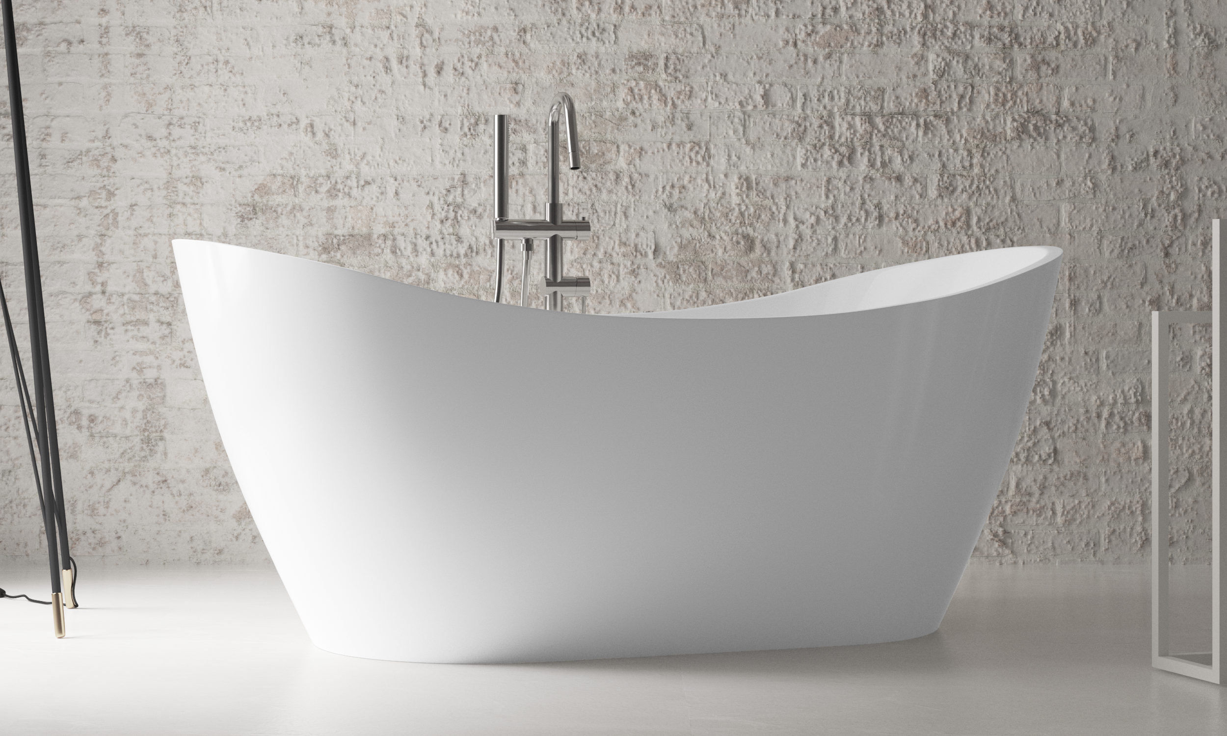 Bañera isla obath nao blanco br 170x80 cm de la marca OBATH