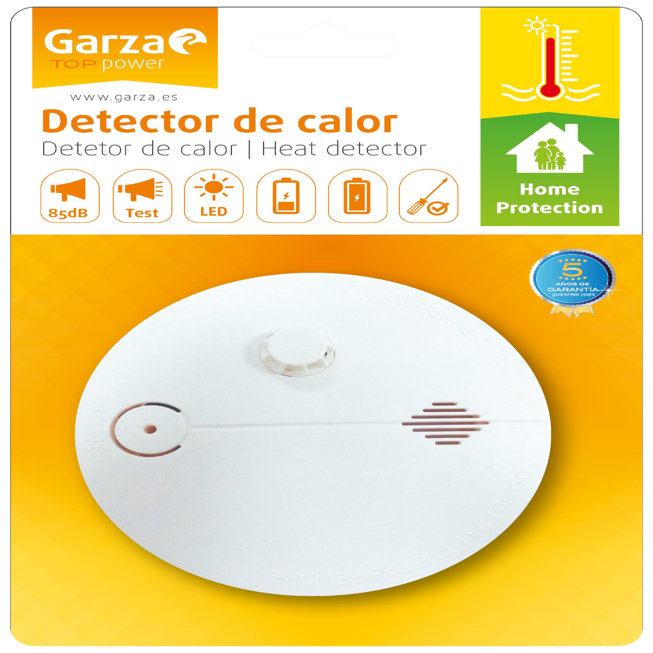 Detector monóxido de carbono Garza