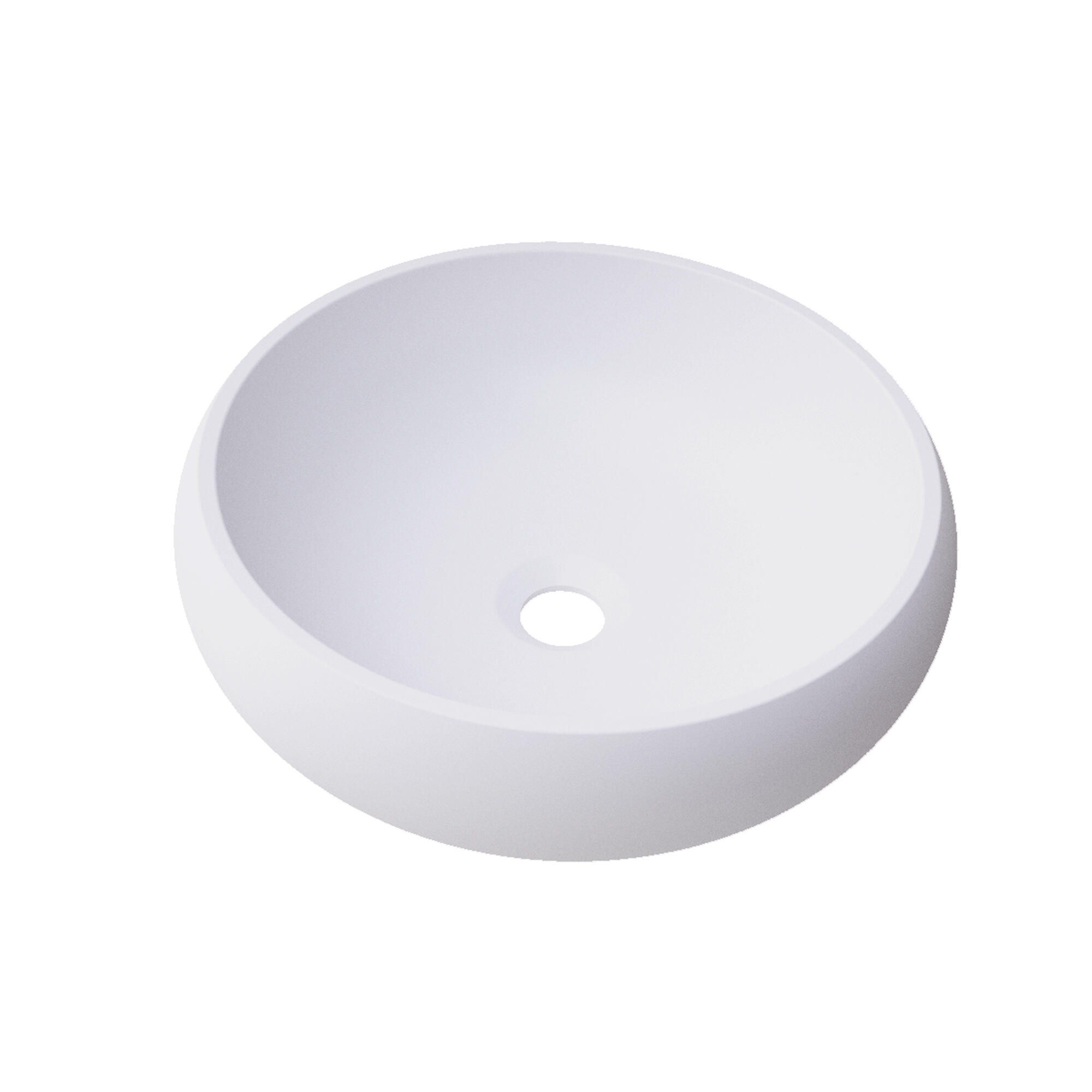 Lavabo rondo blanco 36x12x10.5 cm