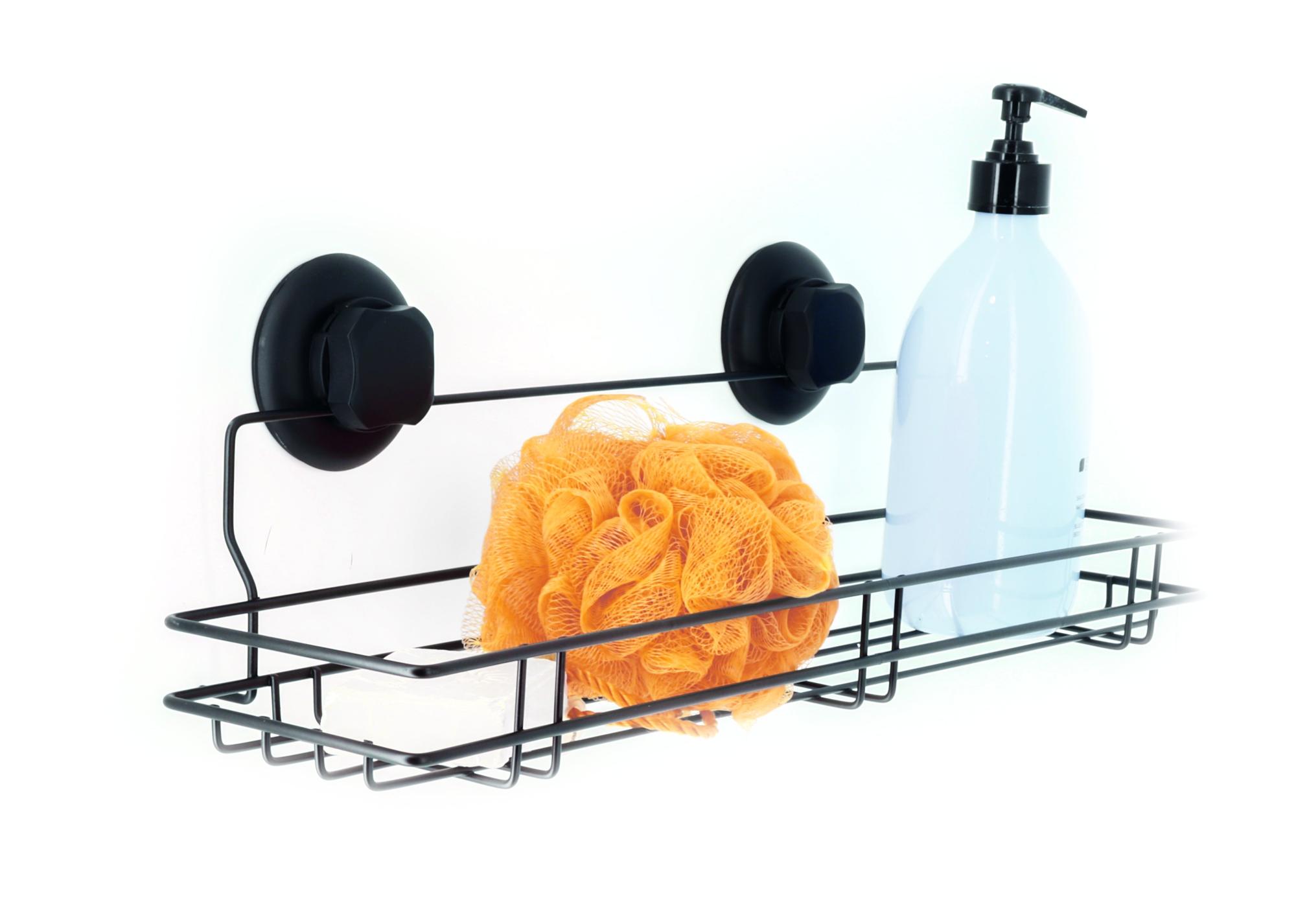 Estante para ducha bestlock black negro 14.1x11.5x14.1 cm de la marca COMPACTOR Estante para ducha bestlock black negro 14.1x11.5x14.1 cm de la marca COMPACTOR