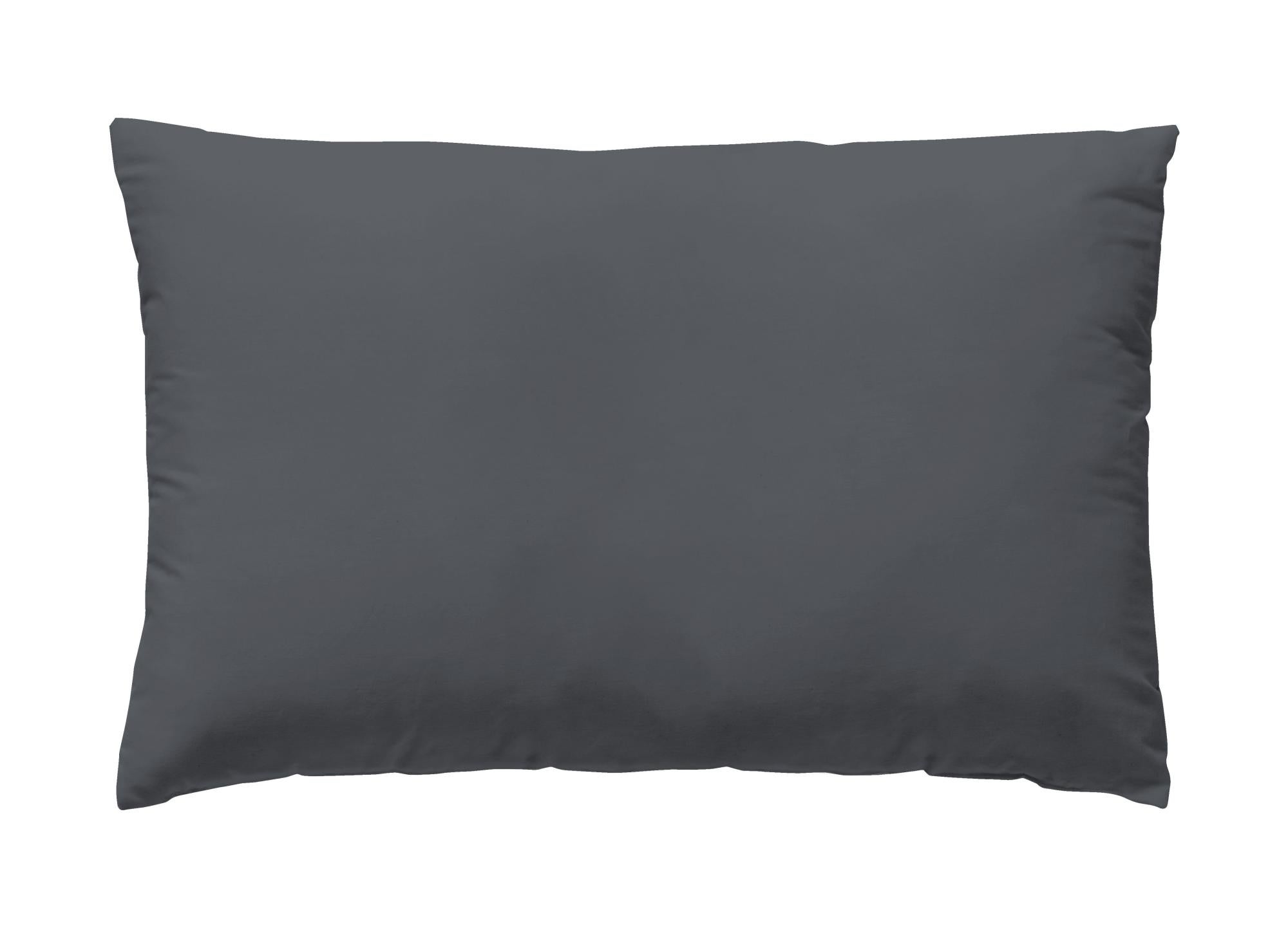 Funda de almohada wash grament algodón 200 hilos gris 45 x 110 cm de la marca Sin marca