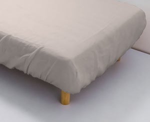 Funda de almohada de algodón 200 hilos topo cama 90 cm