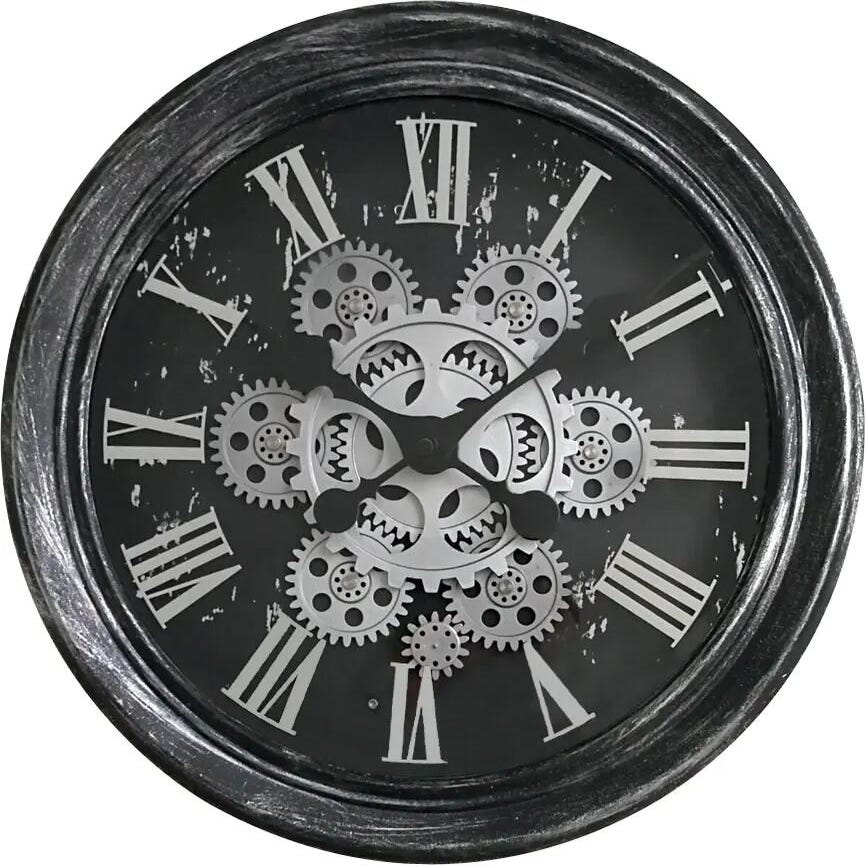 Reloj Pared Negro Mecanismo - Lágrima Negra Home - Reloj
