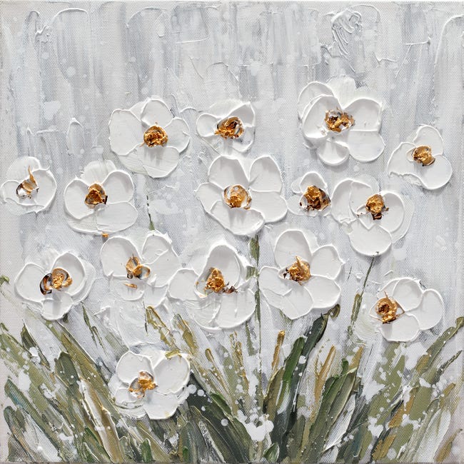 Pintura original Campo de Flores 1 30 x 30 cm | Leroy Merlin Pintura original Campo de Flores 1 30 x 30 cm | Leroy Merlin