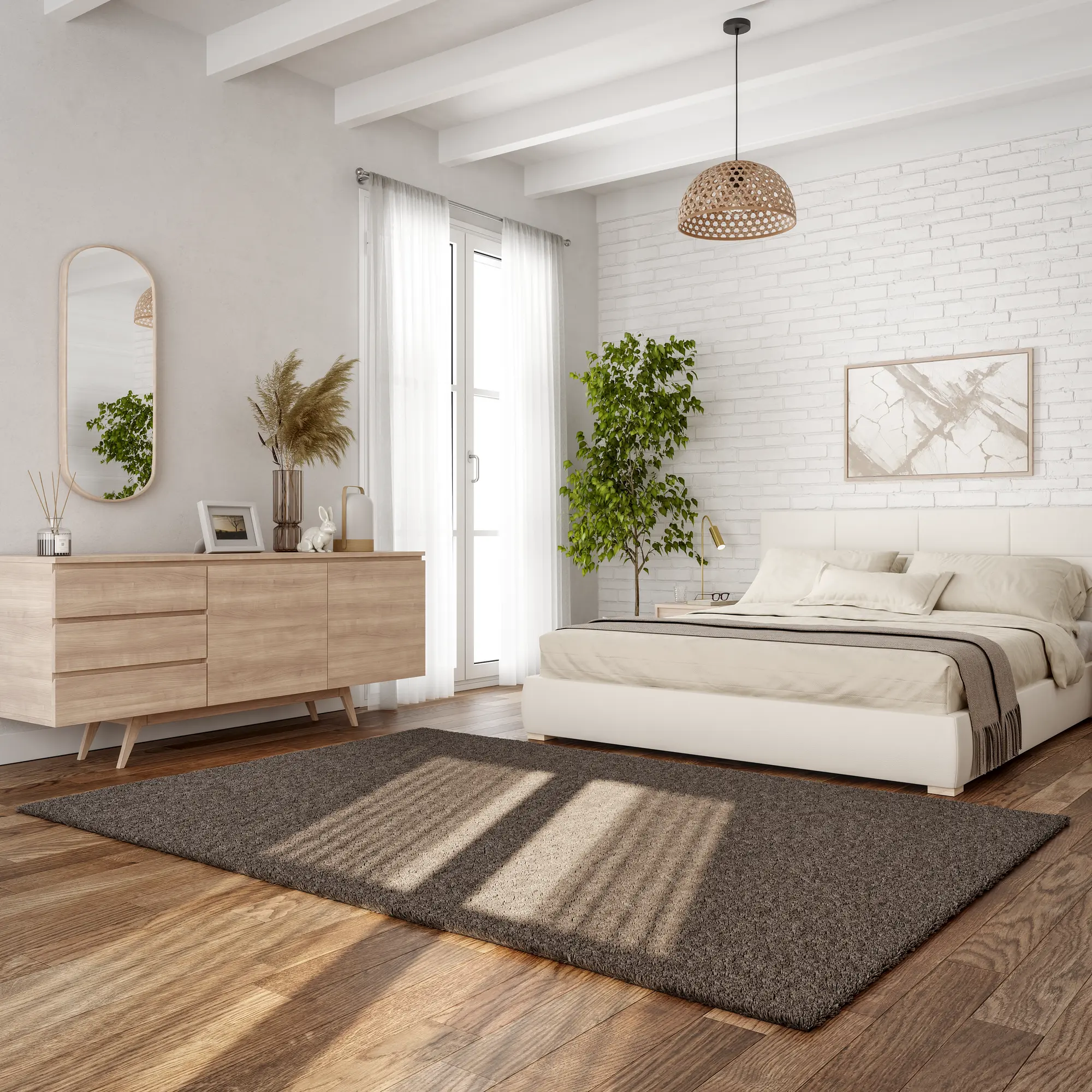 Esta alfombra de cama de Leroy Merlin arrasa en ventas y es puro confort  para un dormitorio más gustoso y calentito