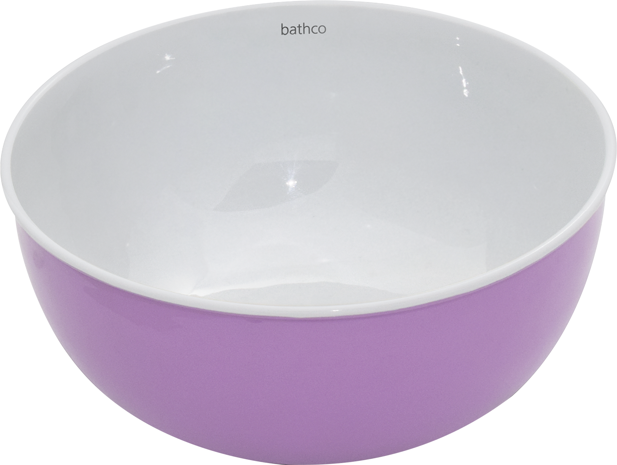 Lavabo mogro blanco  violeta 37x18x37 cm de la marca BATHCO