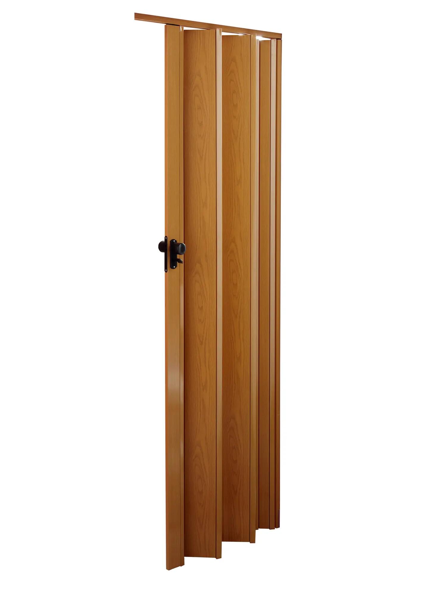 puerta plegable madera nat.mod.milan roble 205x75c