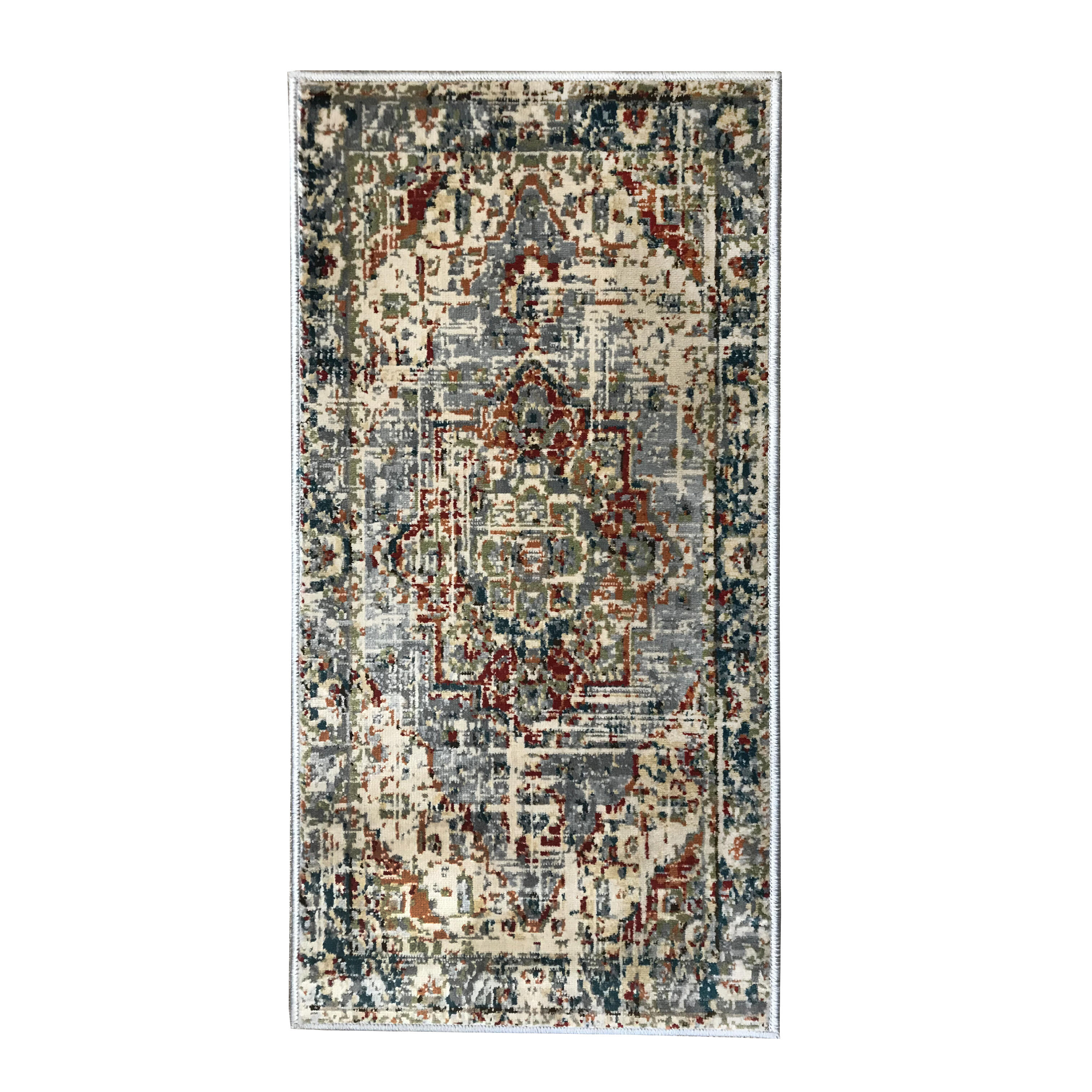 Alfombra pasillera polipropileno fez multicolor 55x110cm