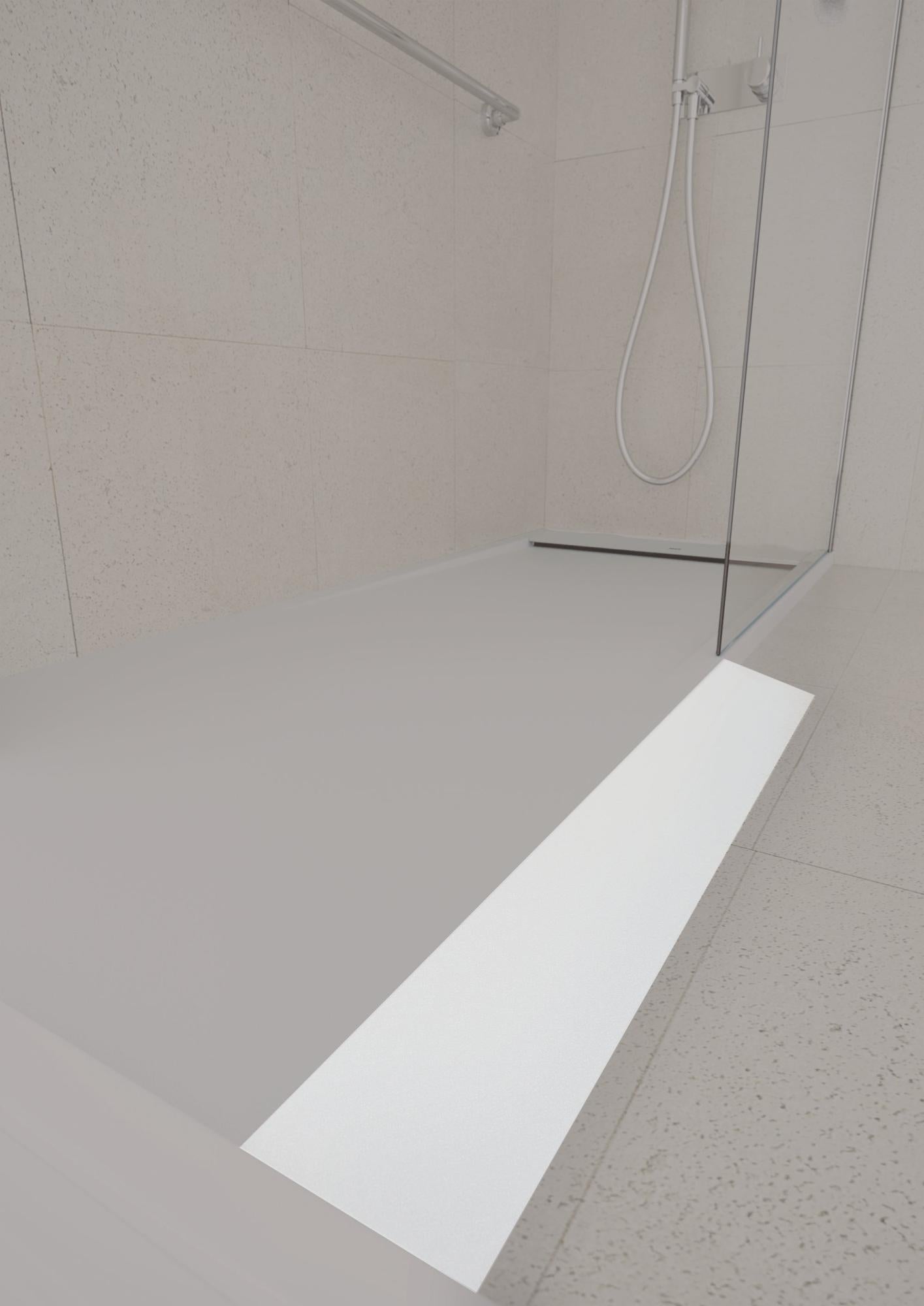 Rampa acceso plato ducha blanco 50x14 cm