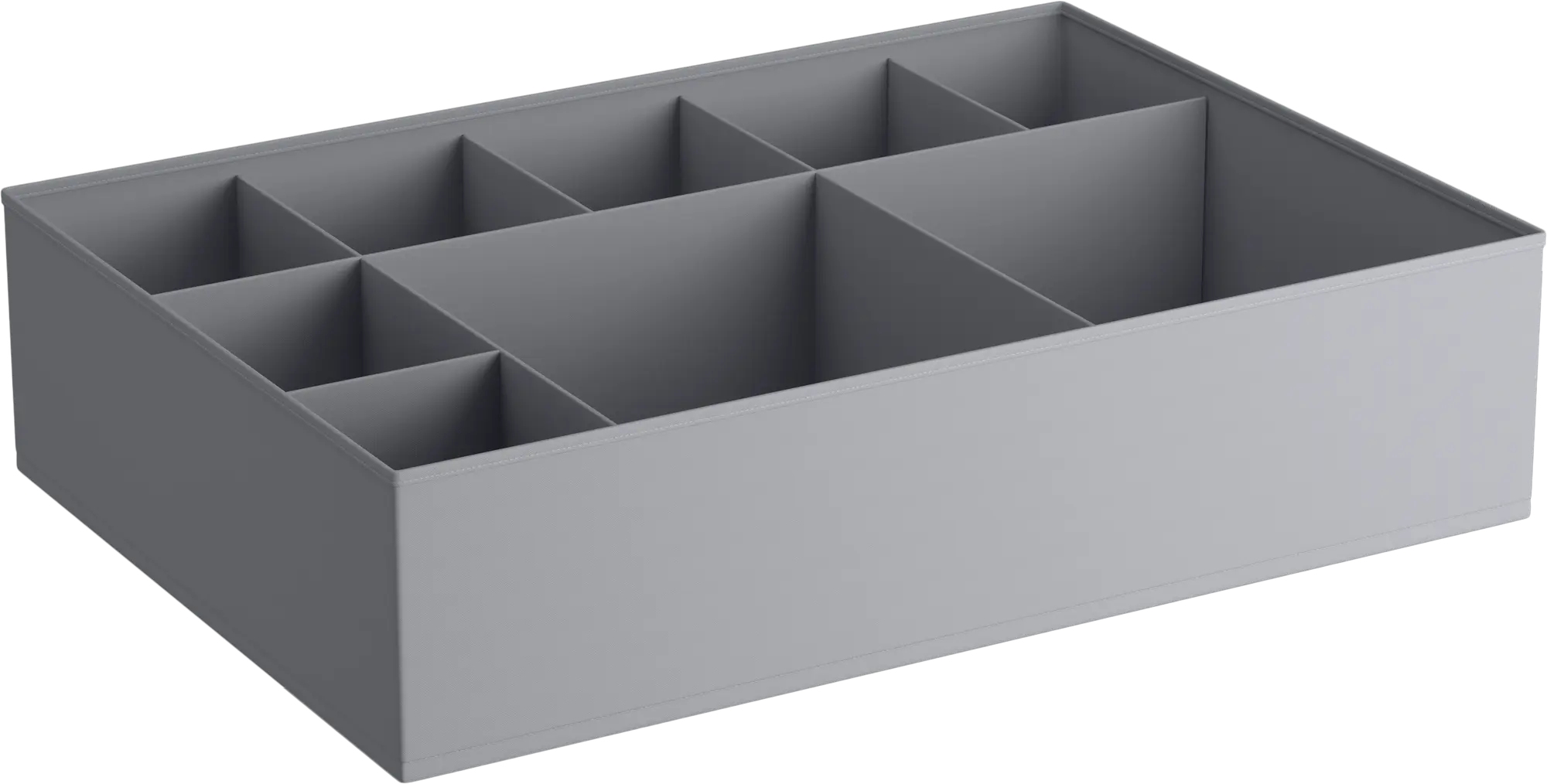 Caja tela SPACEO HOME gris XL 56x16x56(anchoxaltoxfondo)