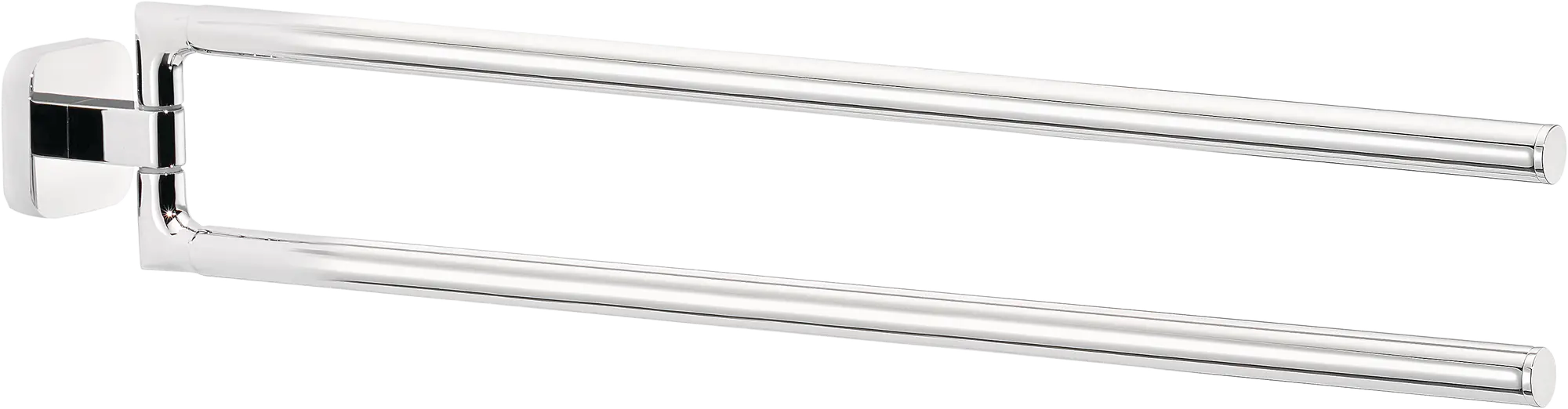 Toallero elegant plata cromado brillante 8.5x53.5 cm